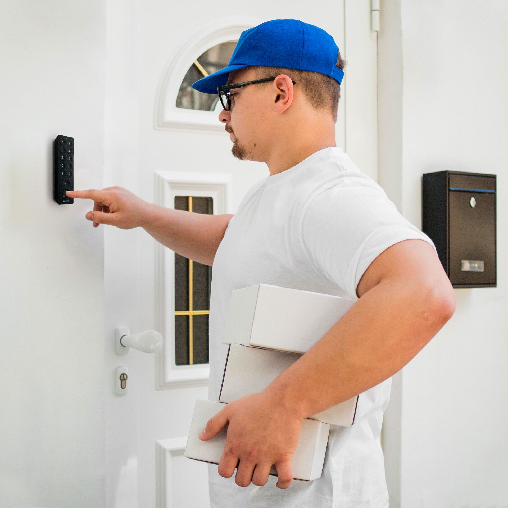 Person, Sicherheit, Kiste