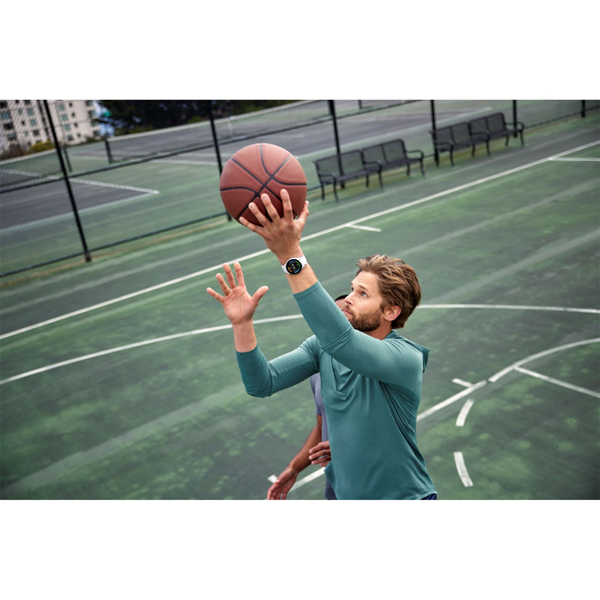 Person, Werfen, Basketball (Ball), Armbanduhr, Mann