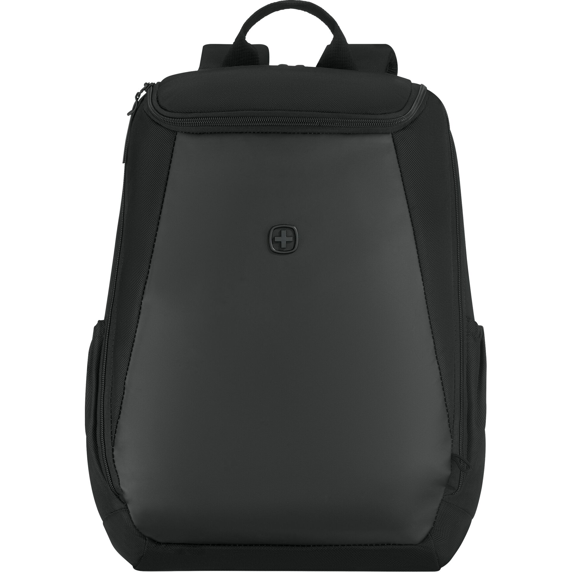 Rucksack, Schwarz, Reißverschluss, Schmal, Tragegriff