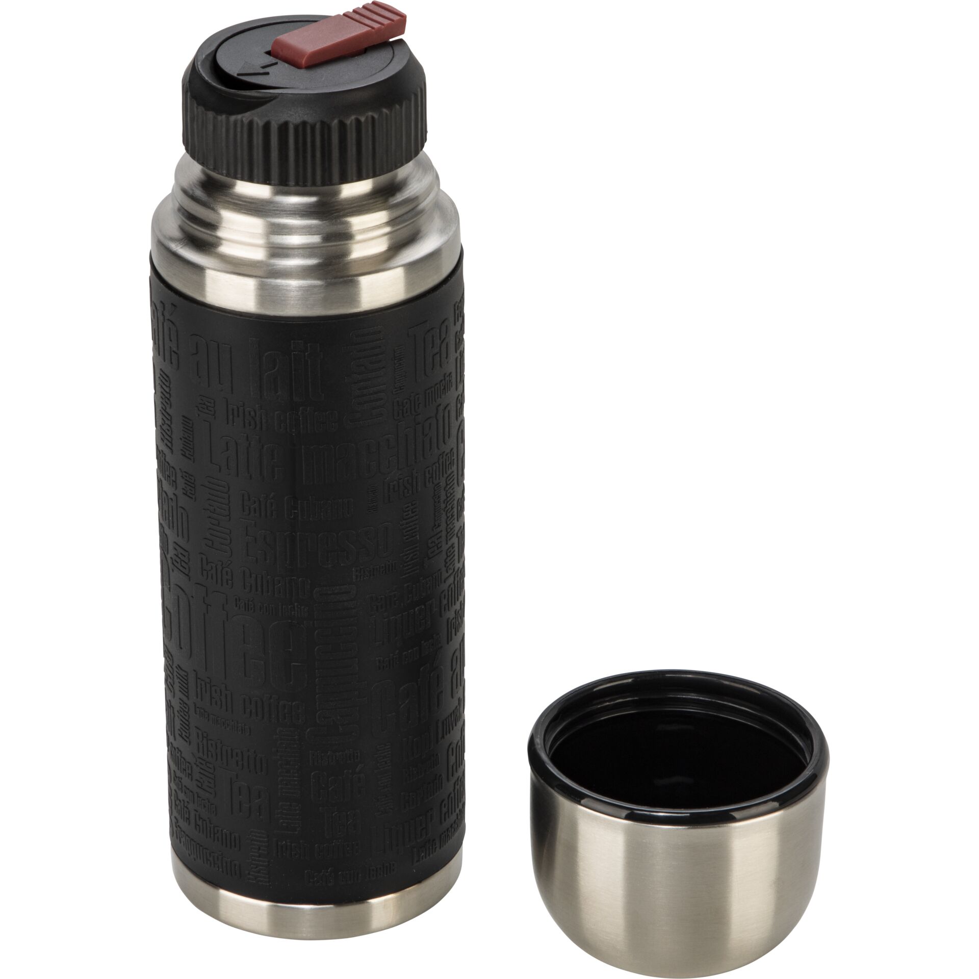 Thermos, Edelstahl, Wasserflasche, Vakuumisoliert, Auslaufsicher
