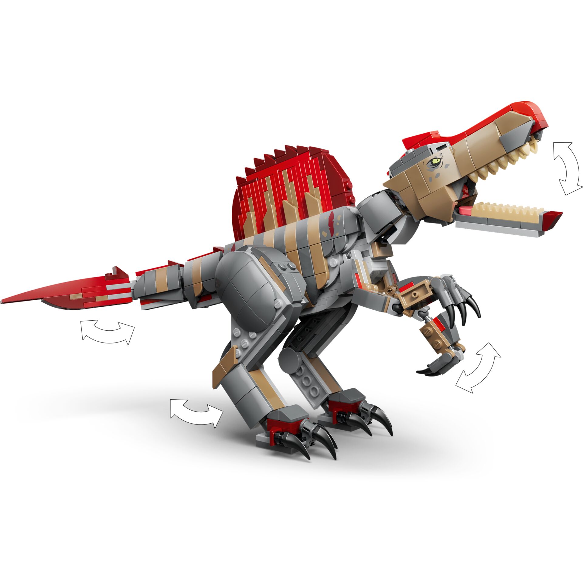 Dinosaurier,  LEGO,  Roboter,  Graue Farbe,  Rotbraun