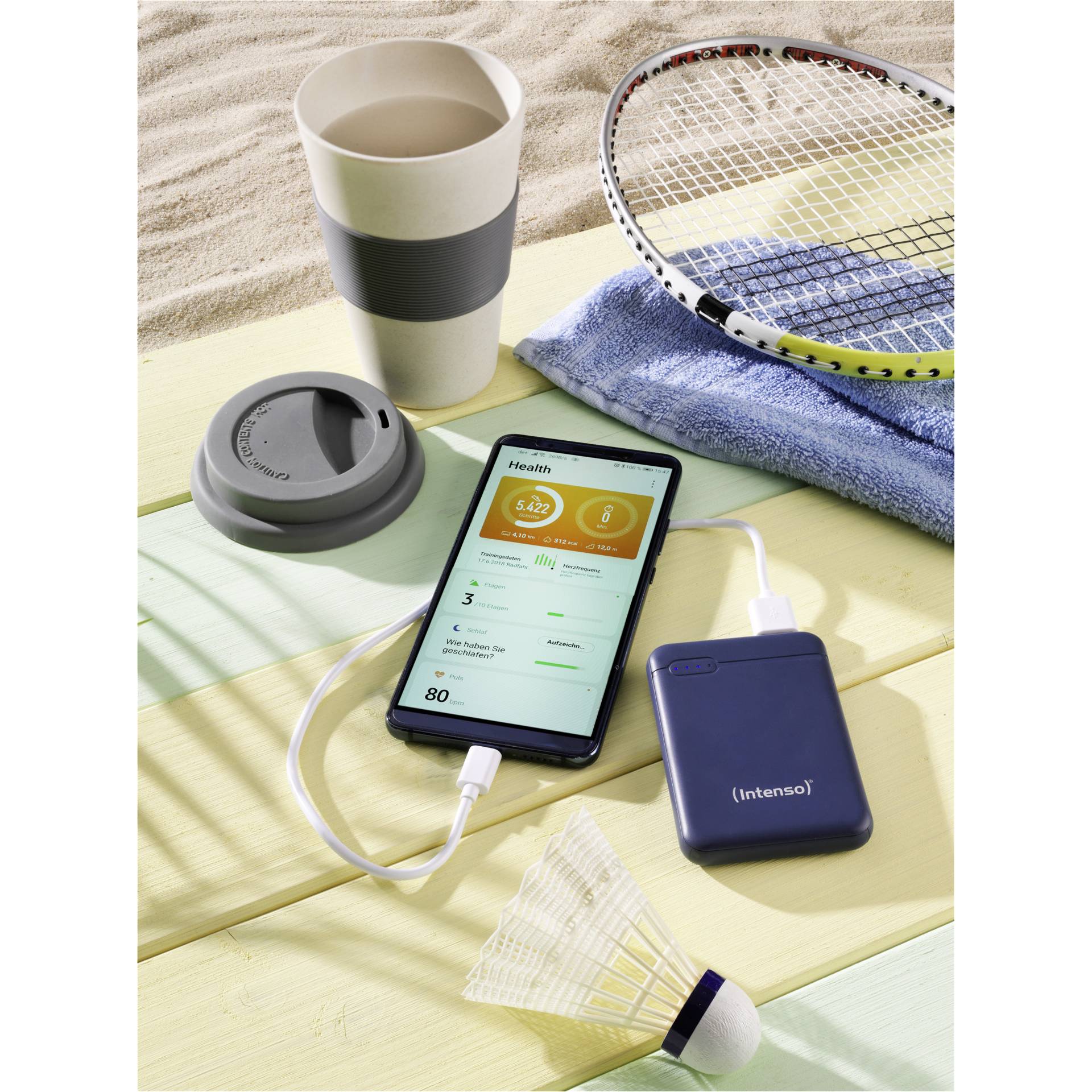 Schläger, Tennisschläger, Elektronik, Handy, Telefon