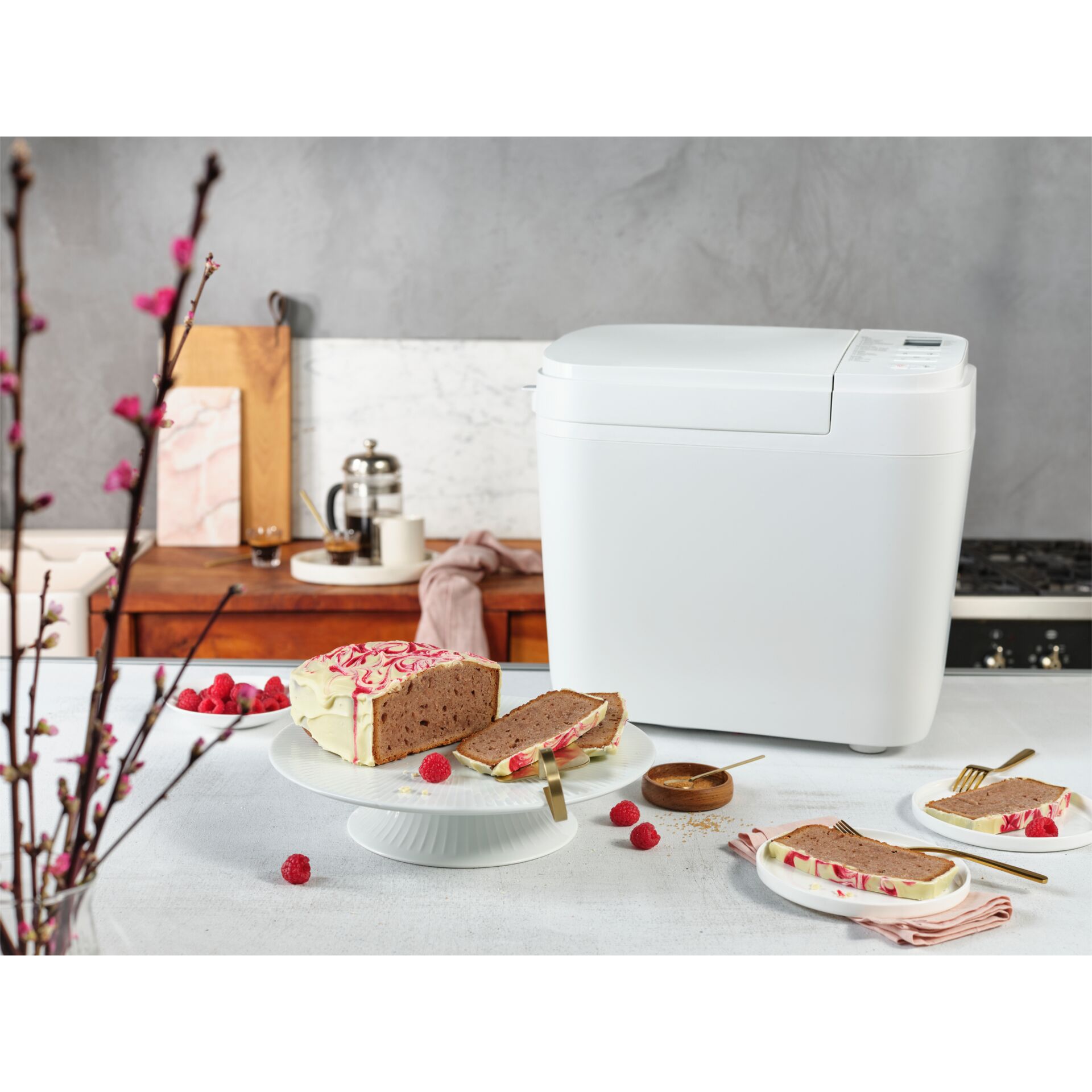 kleinbackofen, toaster, kuchen, spritzkuchen, dessert