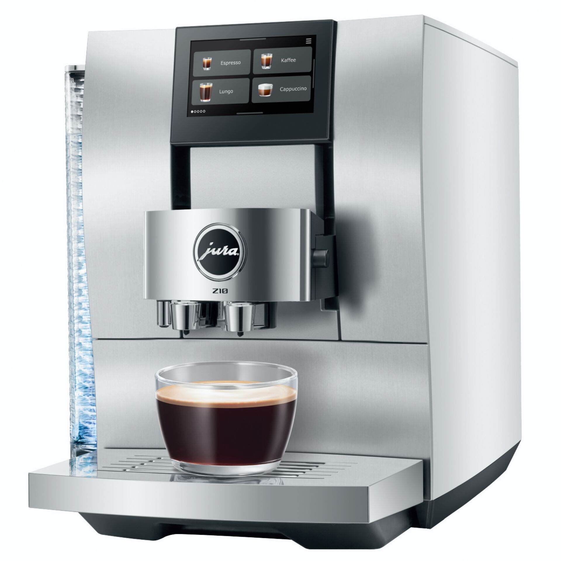 Kaffeemaschine, Espressomaschine, Display touchscreen, Edelstahl, Espresso