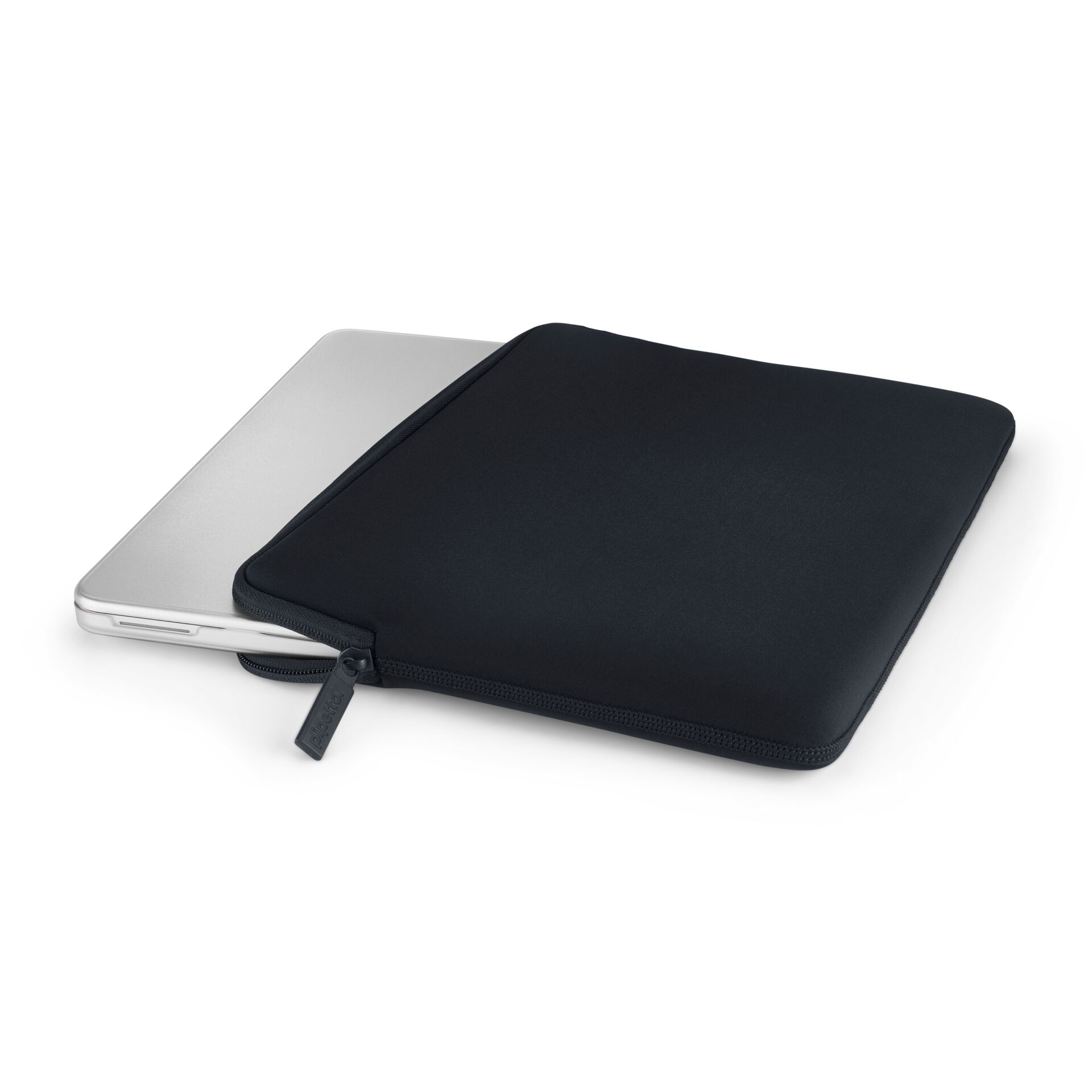 Laptophülle, Neopren, Schwarz, Reißverschluss-Case, Schlank