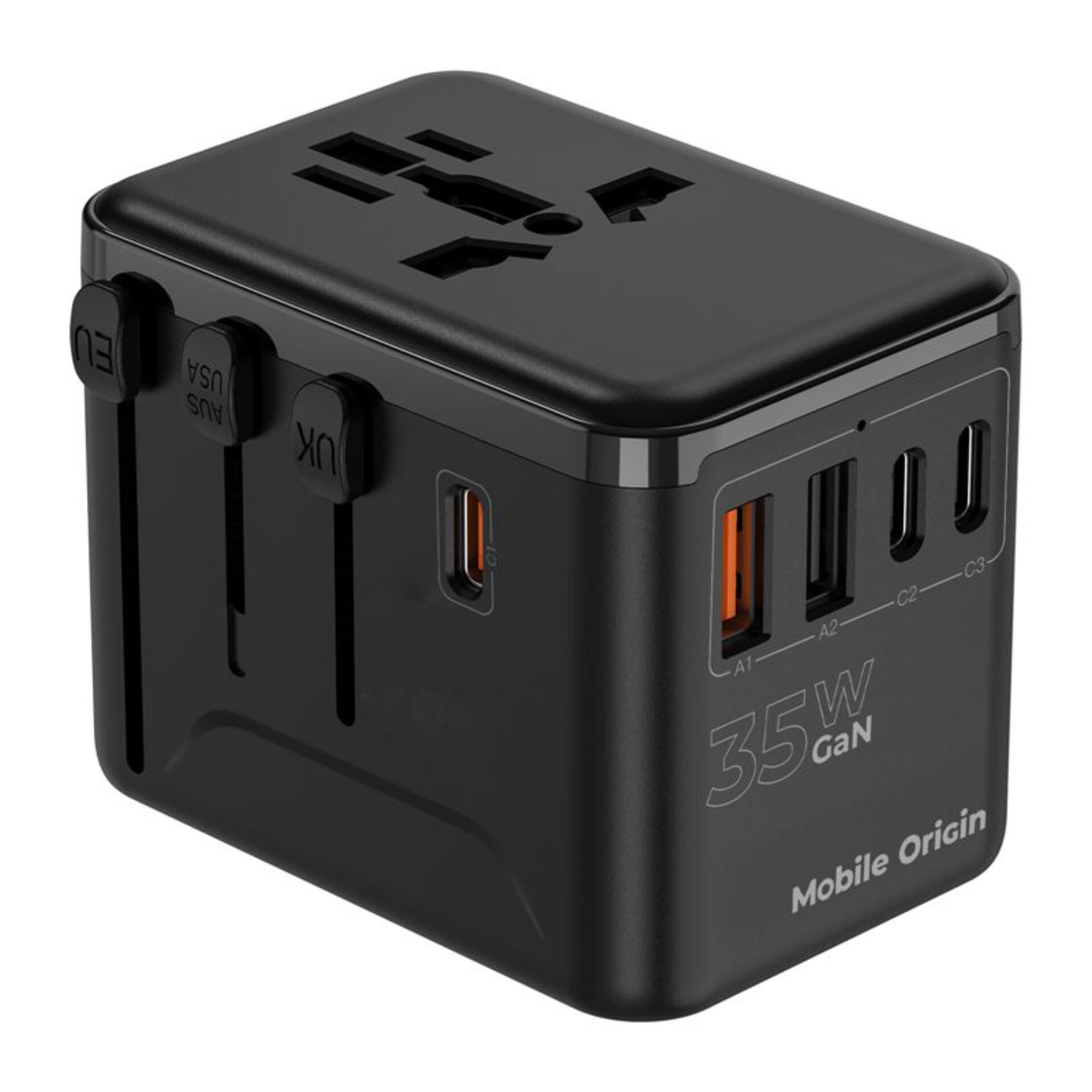 USB-C Ladegerät, Wandstecker Adapter, Mehrfachladegerät, GaN Ladegerät, 35W