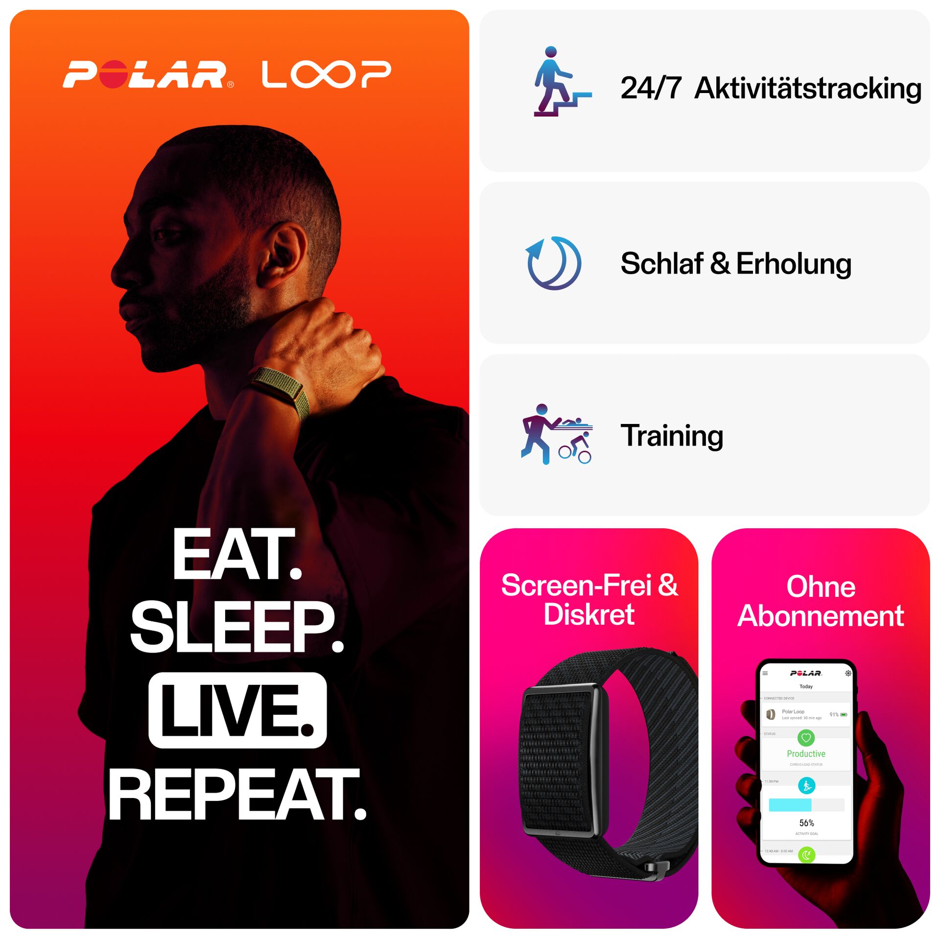 Fitness, Smartwatch, Hydration, Training, Sleep tracking