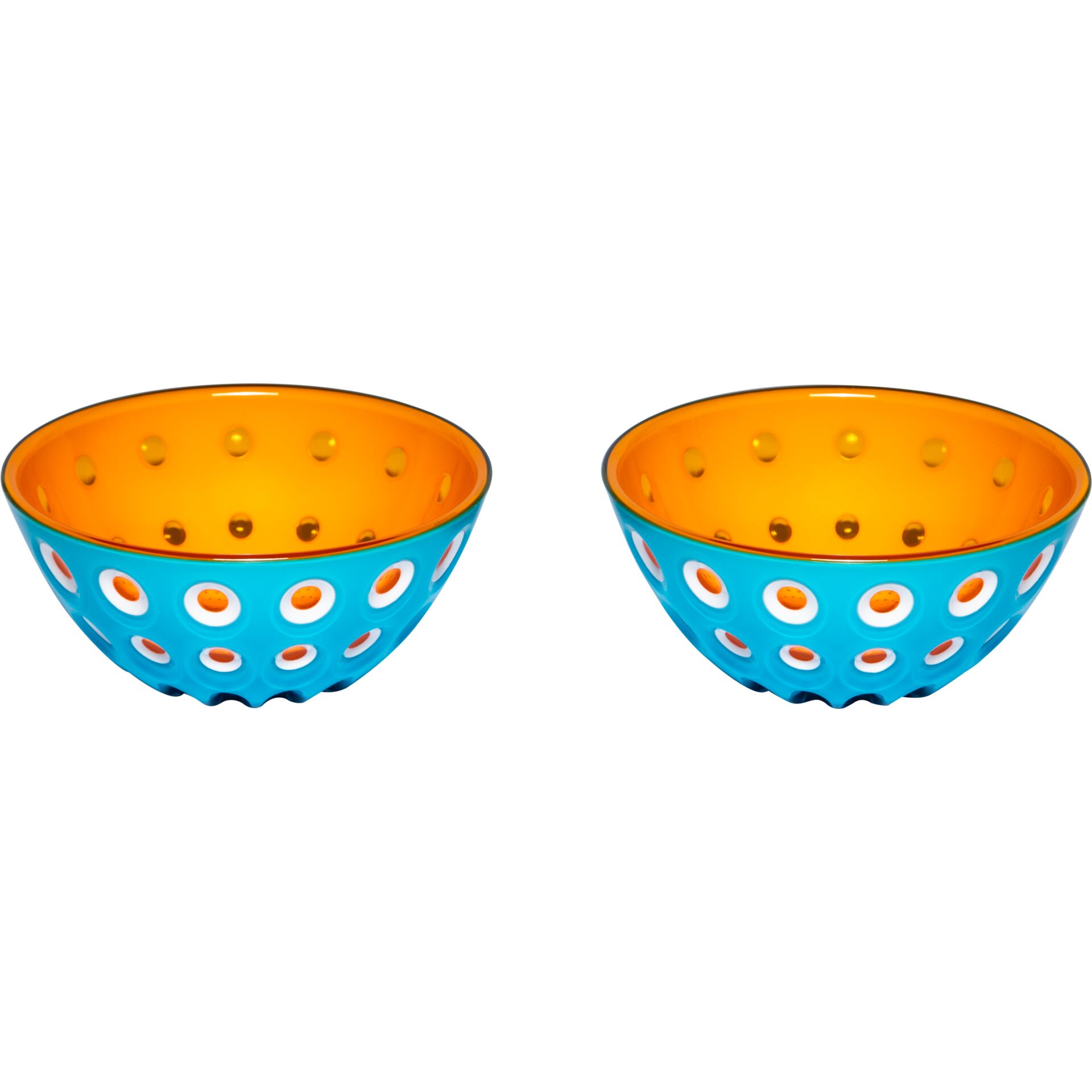 Schüssel, Porzellan, Tonware, Lochmuster, 2er-Set