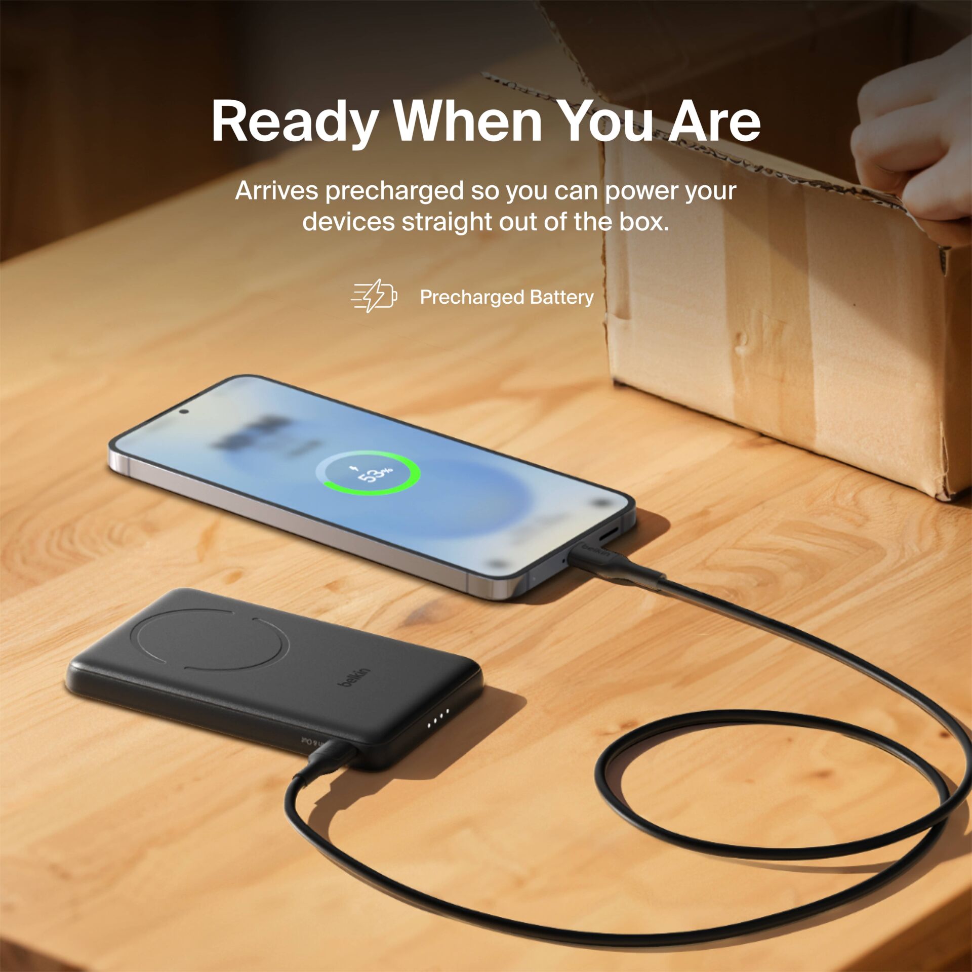drahtloses ladegerät, magnetische pad, telefon ladegerät, energiebank, integrierter akku