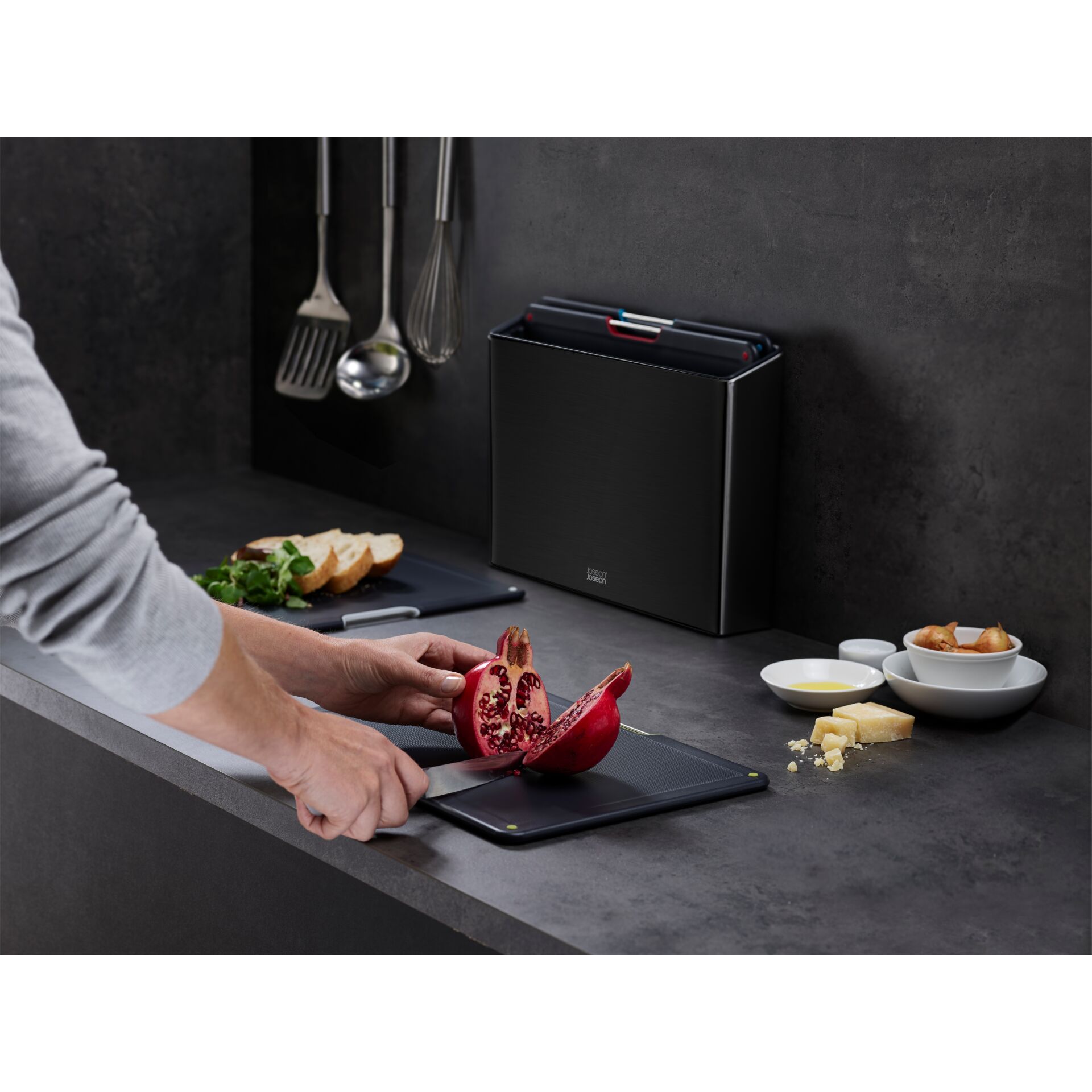 Schneidbrett, Essen, Klinge, Messer, Brot