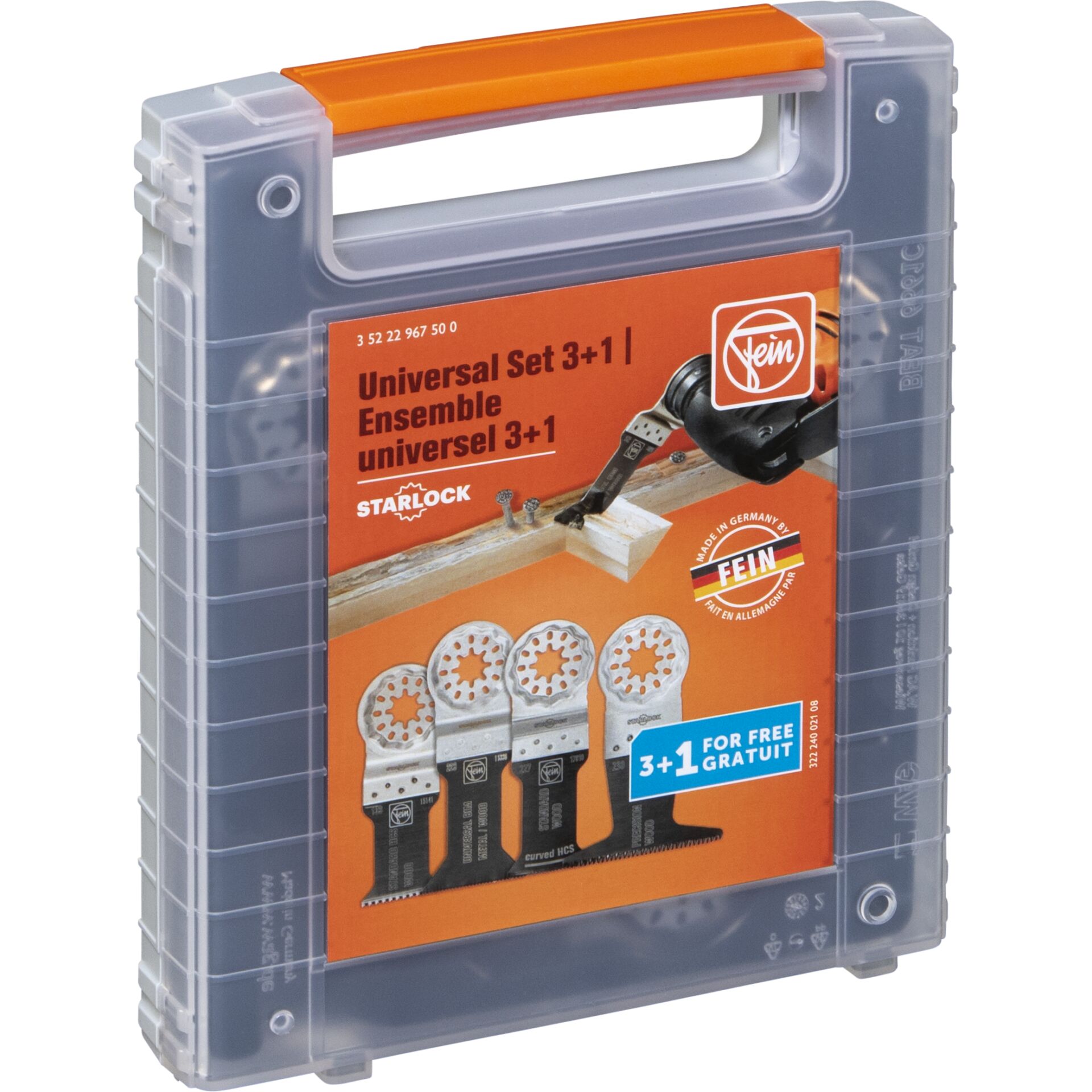 Universalmesser, Schneidwerkzeug, Set 3+1, Handwerkzeug, Metallbits