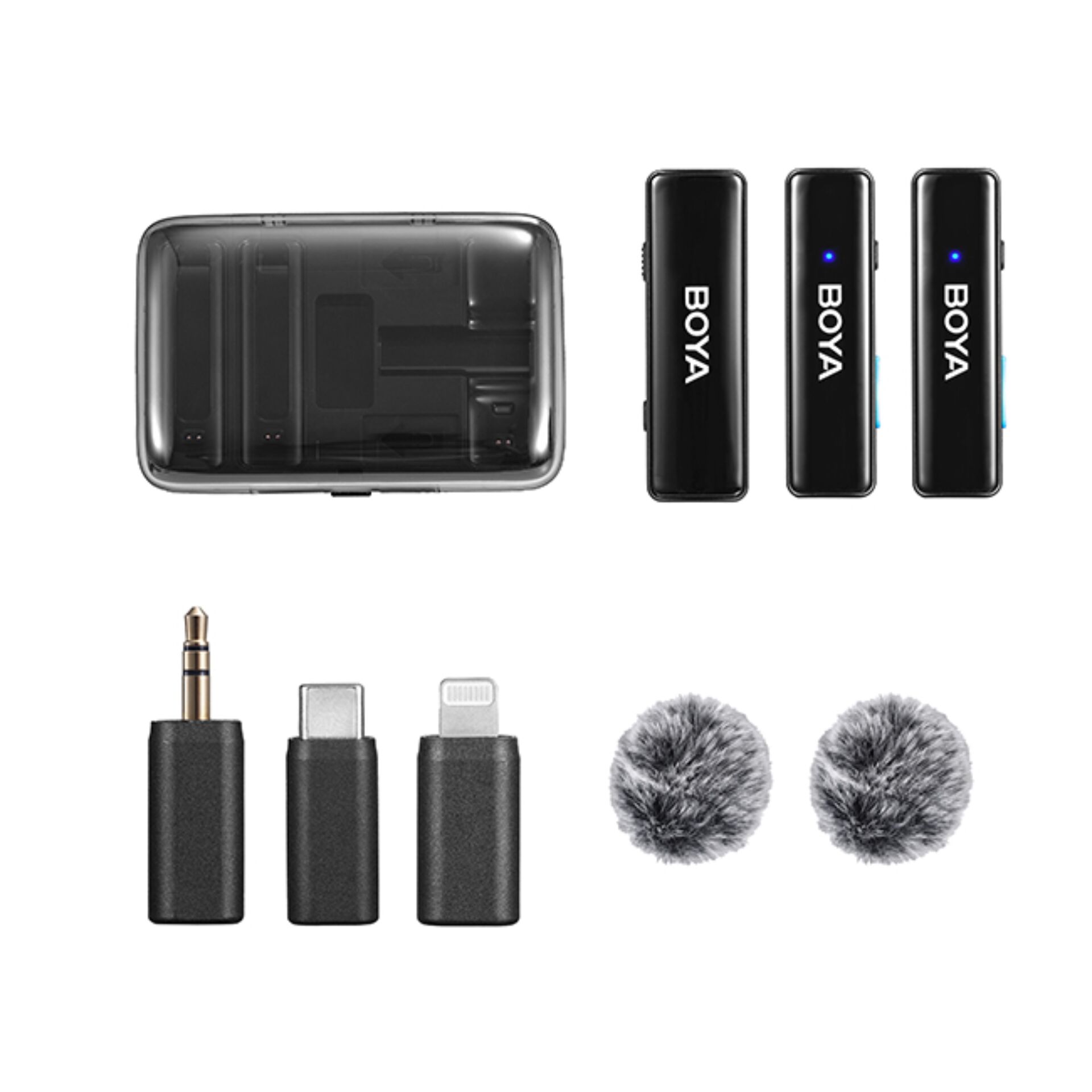 Adapter-Set, Mikrofonzubehör, USB-C, Lightning, Powerset