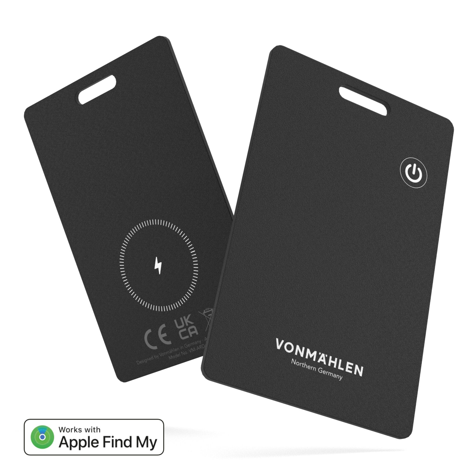 Qi Ladegerät, Power Bank, Drahtloses Ladepad, Schwarz, VONMAHLEN