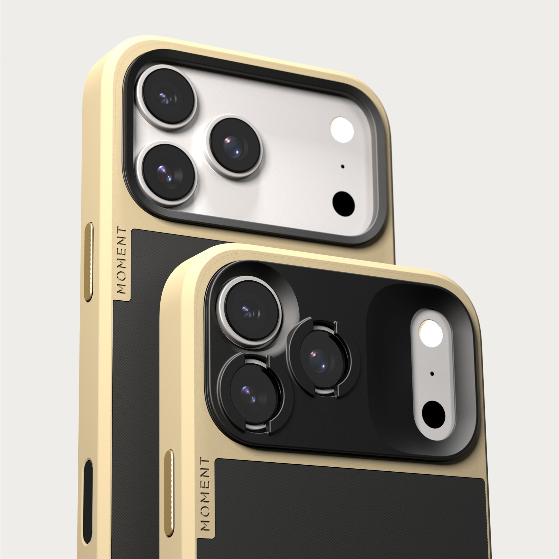 smartphone-case, Kameralinsenabdeckung, Triple-Kamera, Goldfarbe, schlankes-Design