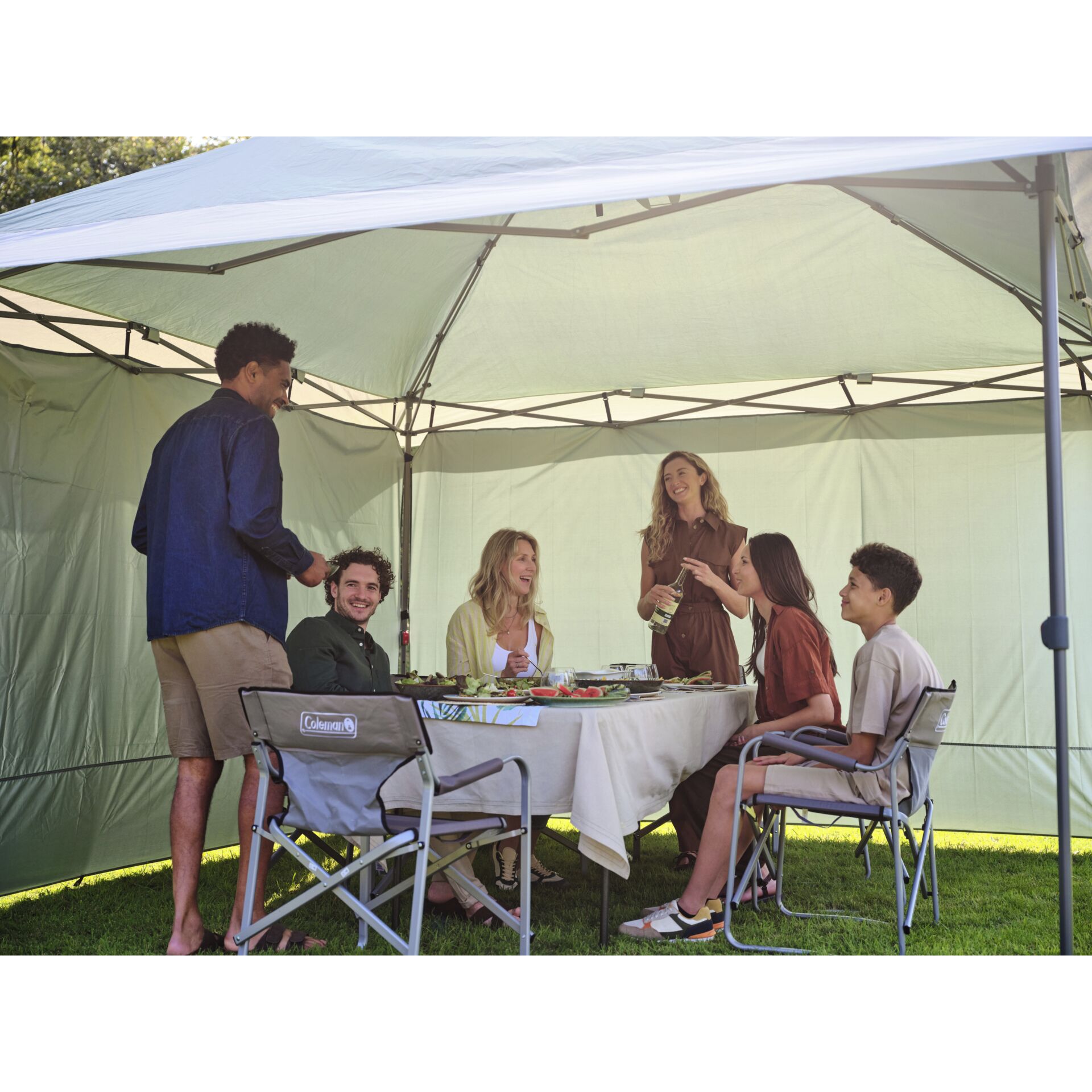 Tierheim, Tabelle, Esstisch, Gras, Person