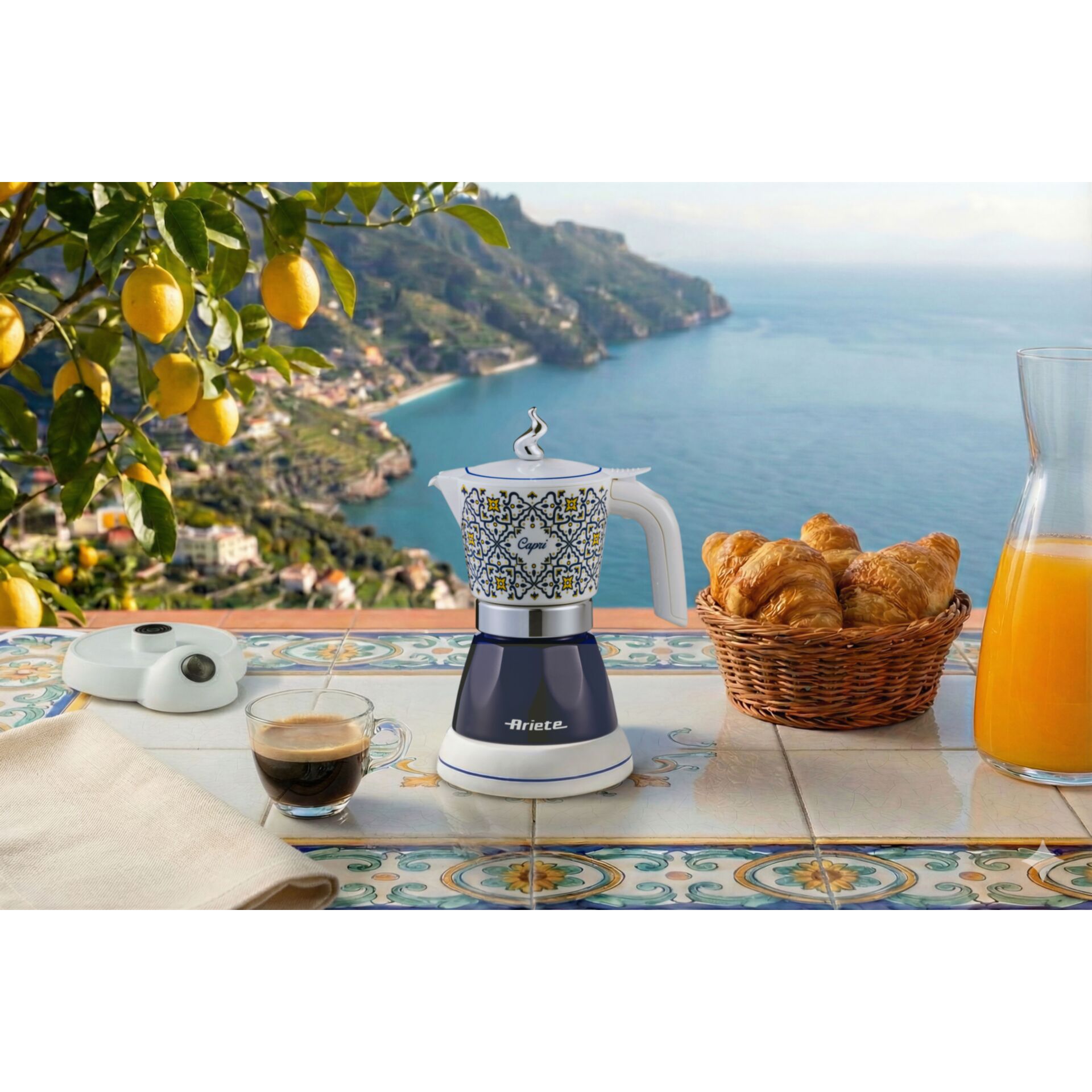 Kaffeemaschine, Espressokocher, Mustersatz, Kunststoff, Bordküche