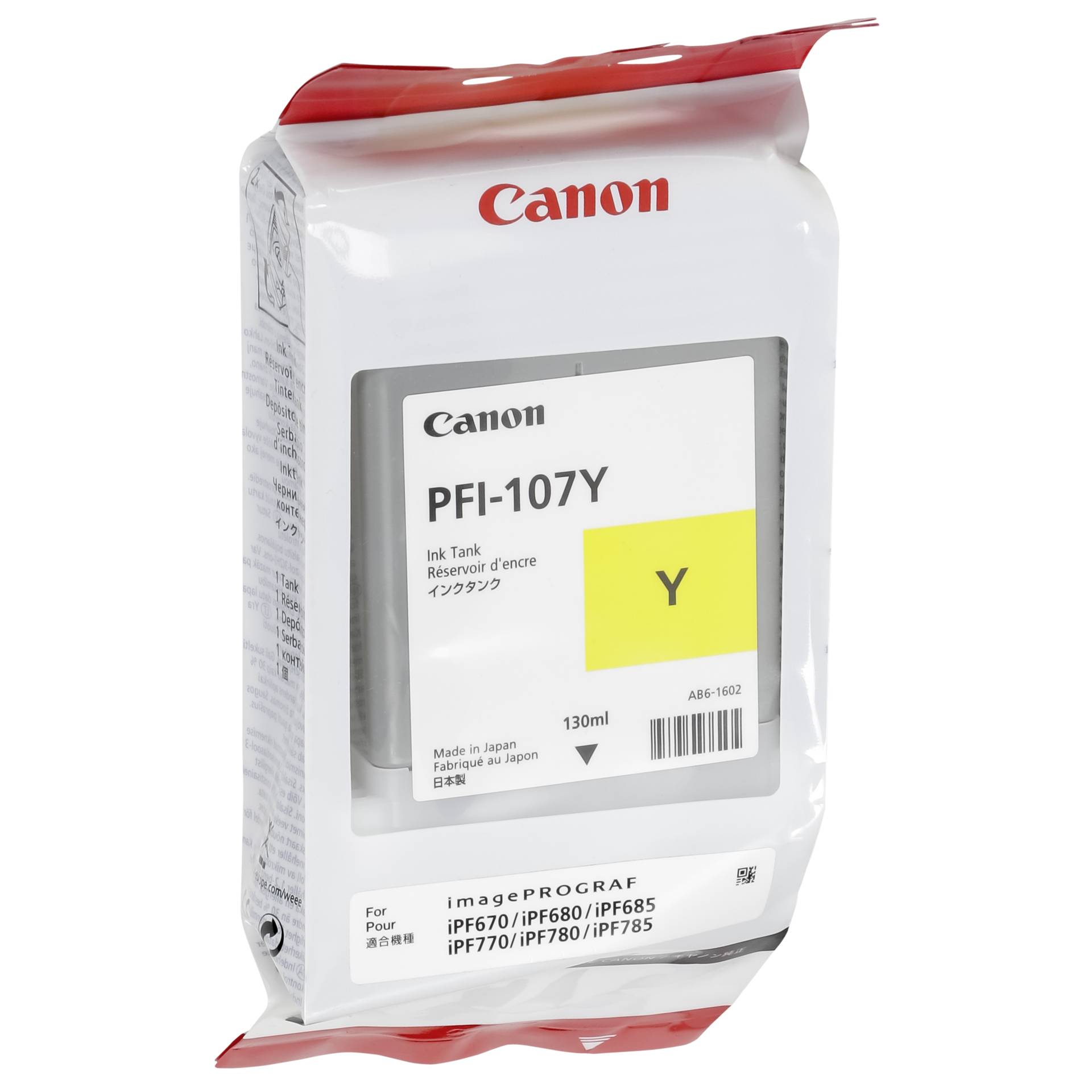 Canon PFI-107 Y Tinte yellow