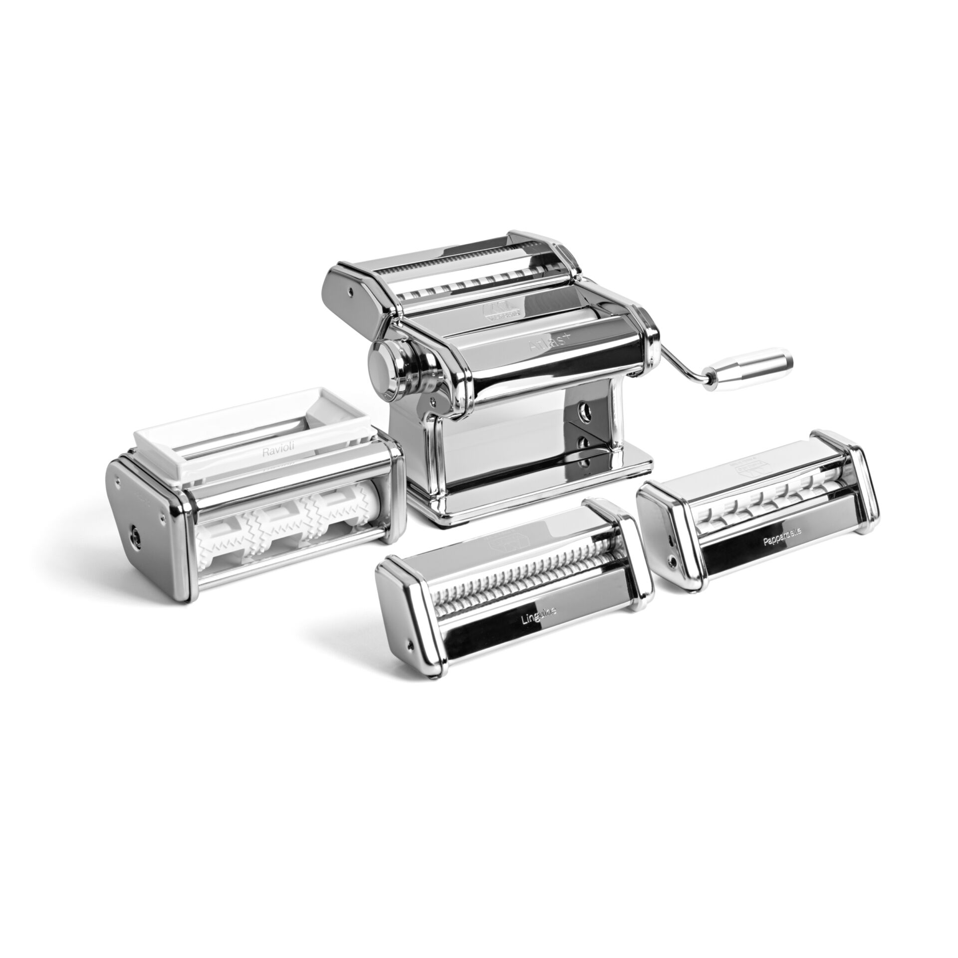Pasta Presse, Nudelmaschine, Kochzubehör, Chrom, Manuelle Presse
