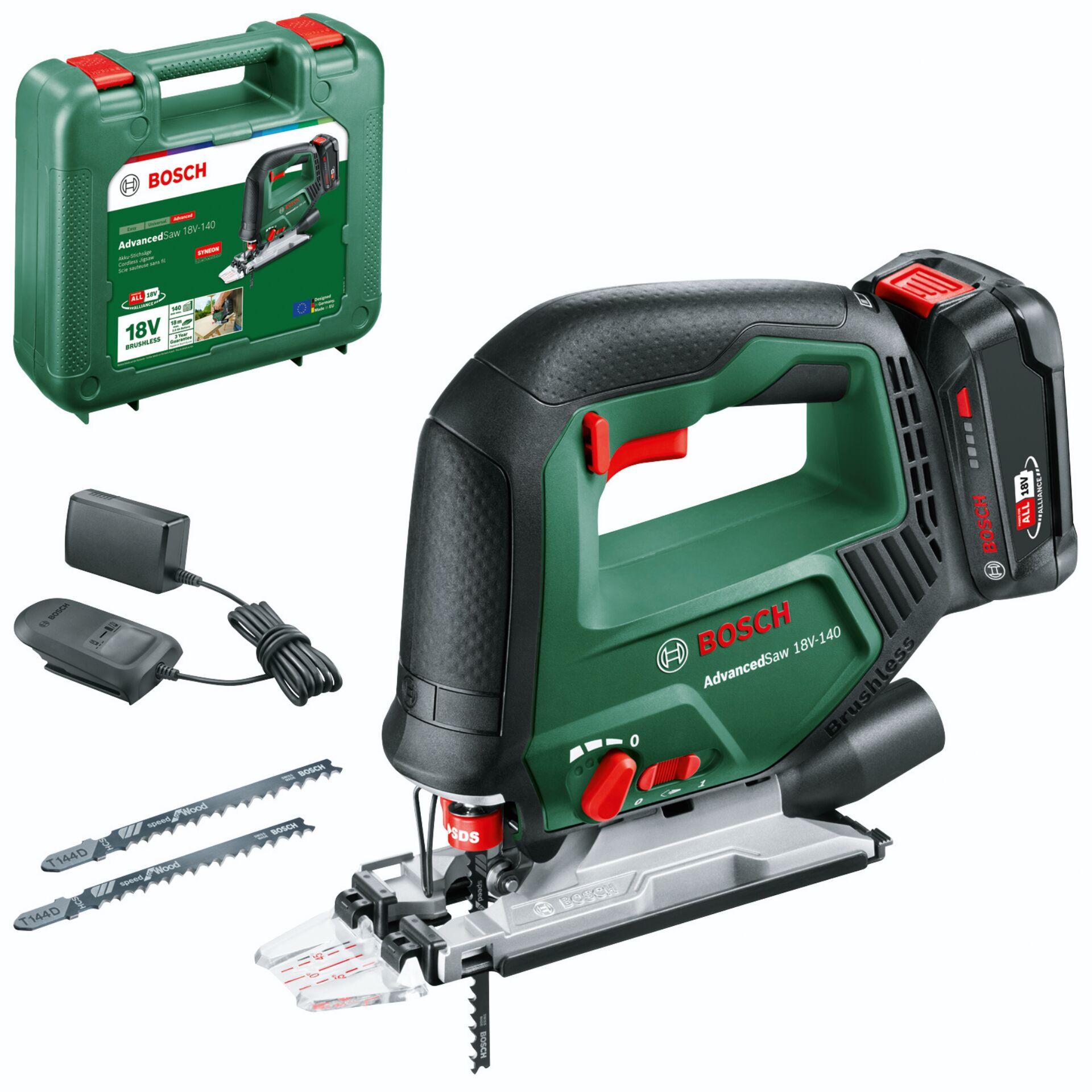 Bosch AdvancedSaw 18V-140  Akku-Stichsäge