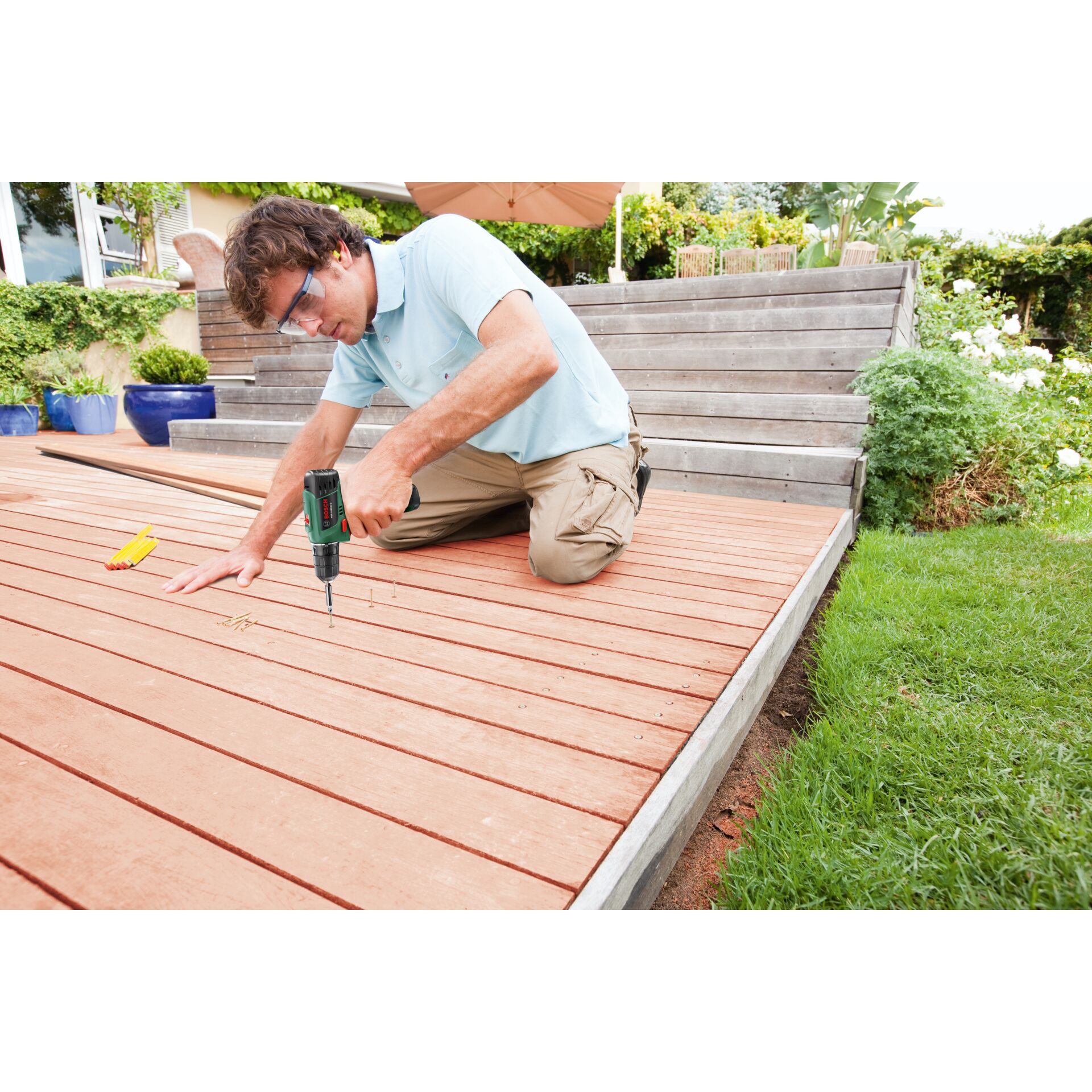 Innenarchitektur, Veranda, Deck, Elektrische Bohrmaschine, Holz