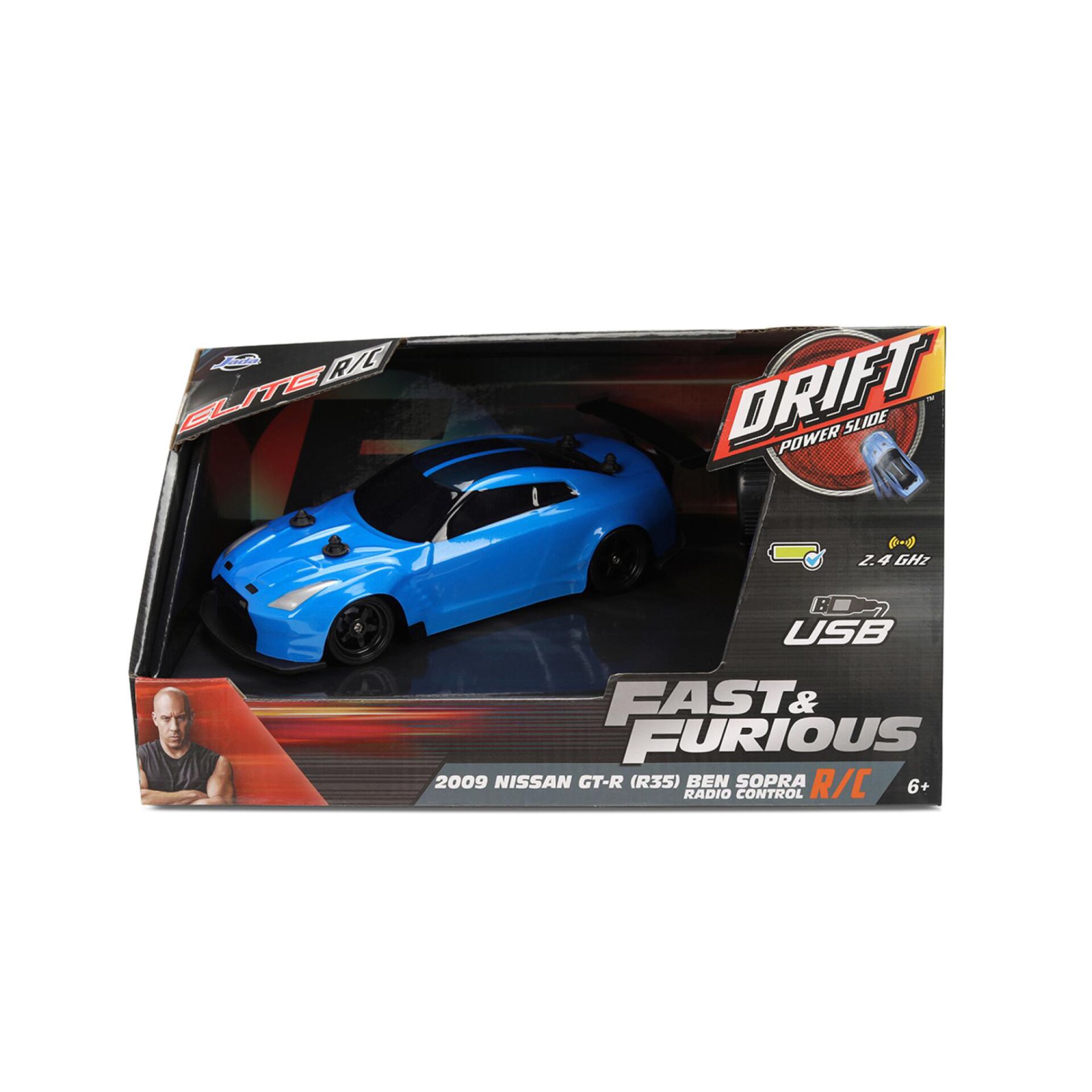 RC-Auto, Blau, Sportwagen, Fernsteuerung, USB