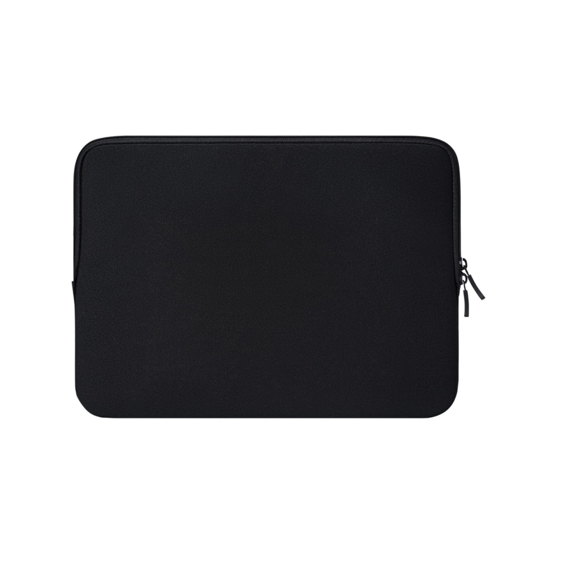 Laptop-Hülle, Schwarz, Neopren, Reißverschluss, Gepolstert