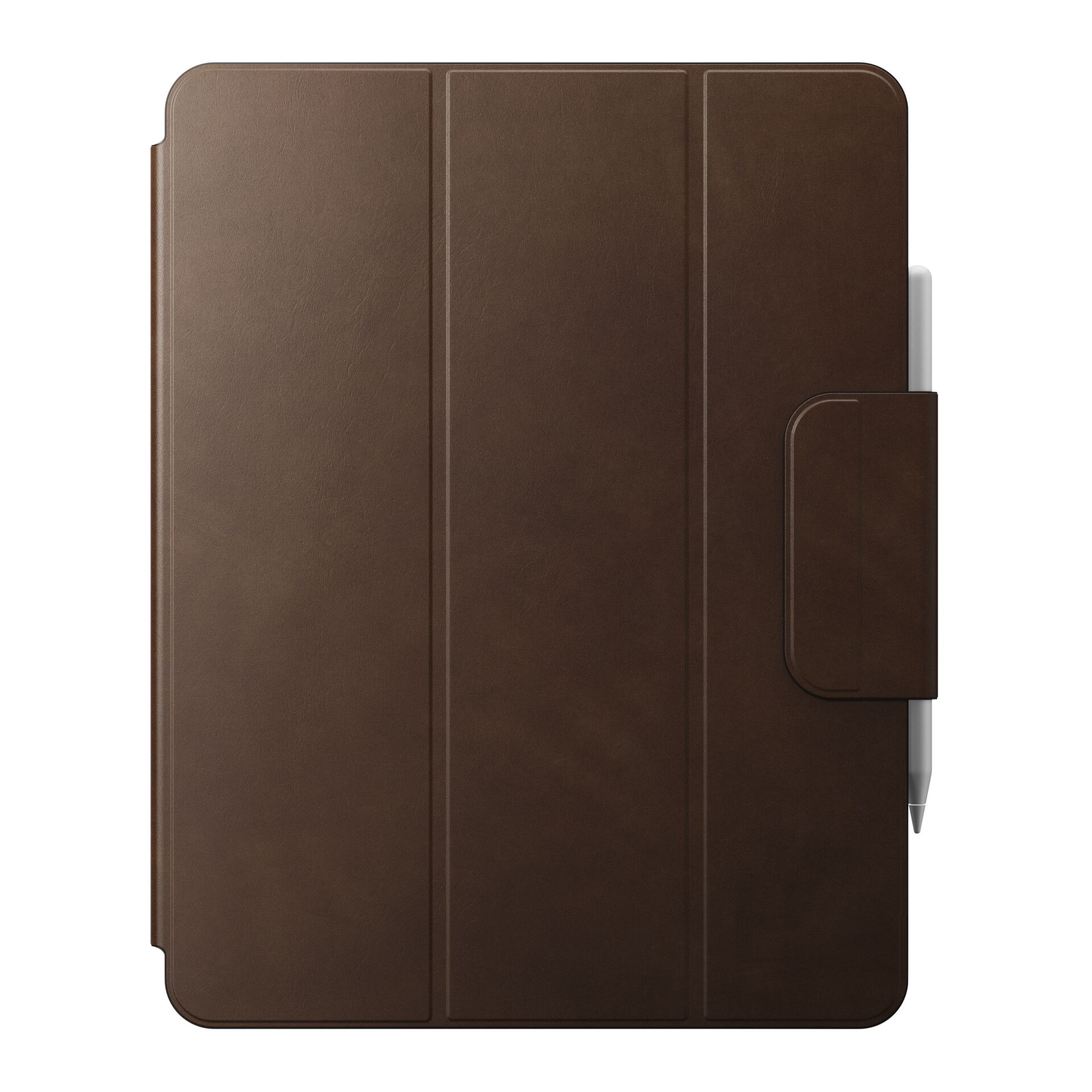 Notizbuch, Tagebuch, Lederschnitt, Braun, Stifthalter