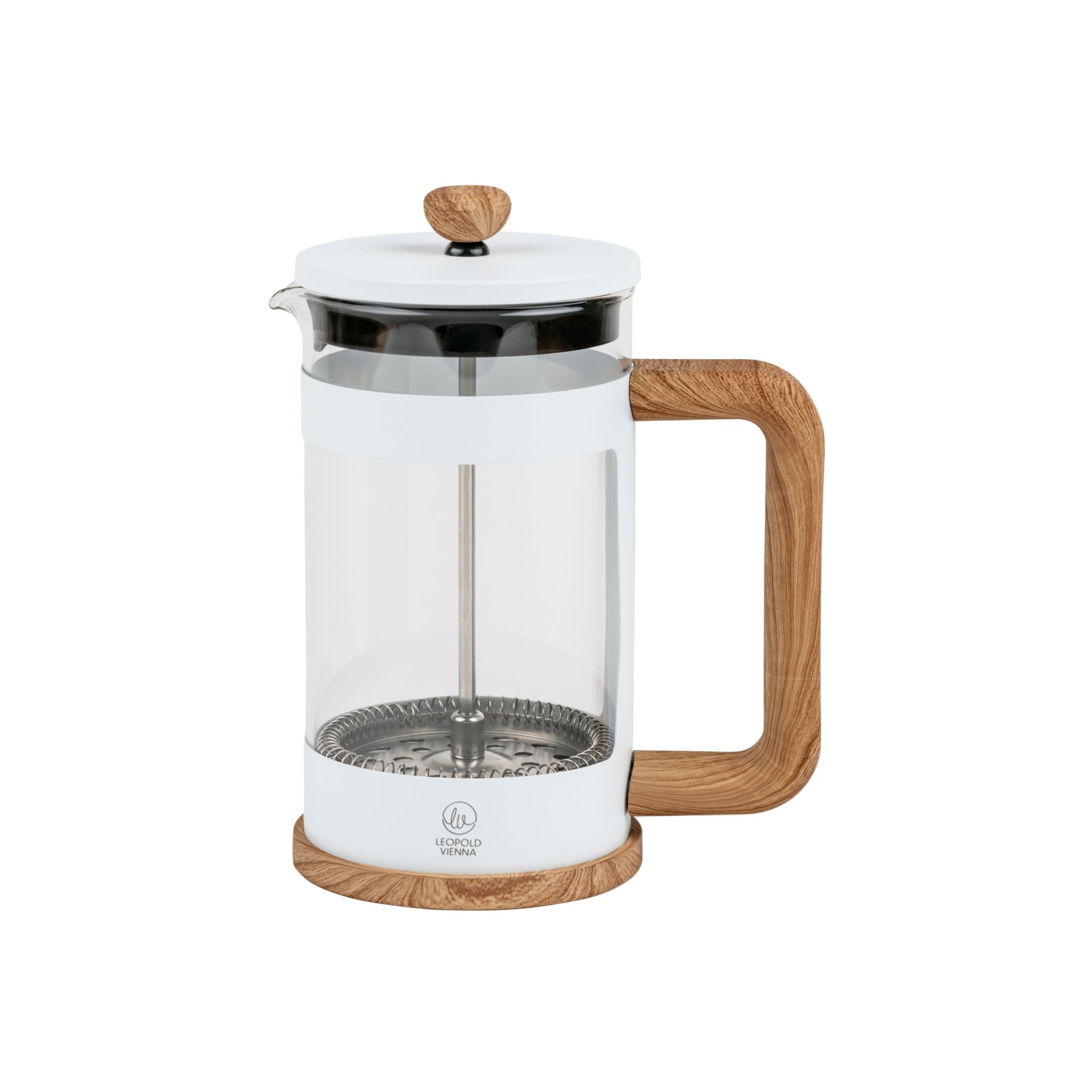 Leopold Vienna Kaffee- &  Teebereiter Franca weiß 600ml