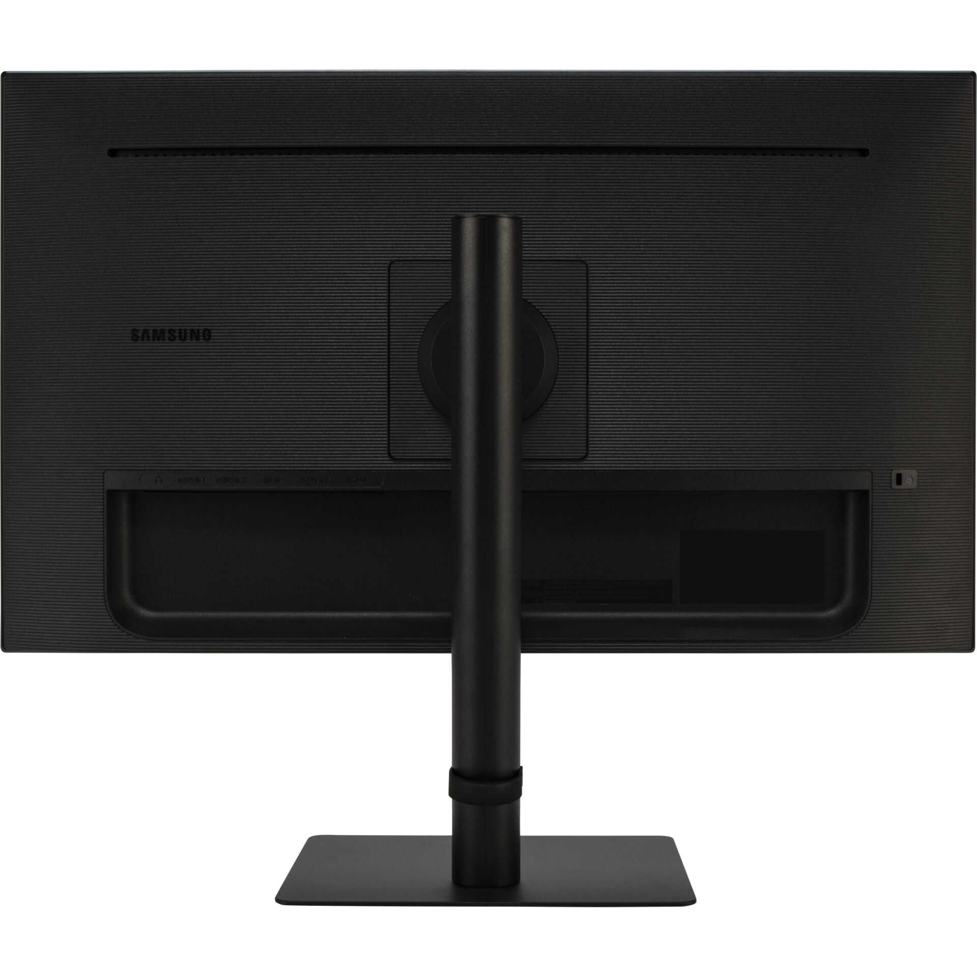 monitor, LED, schwarz, Ständer, Rückseite