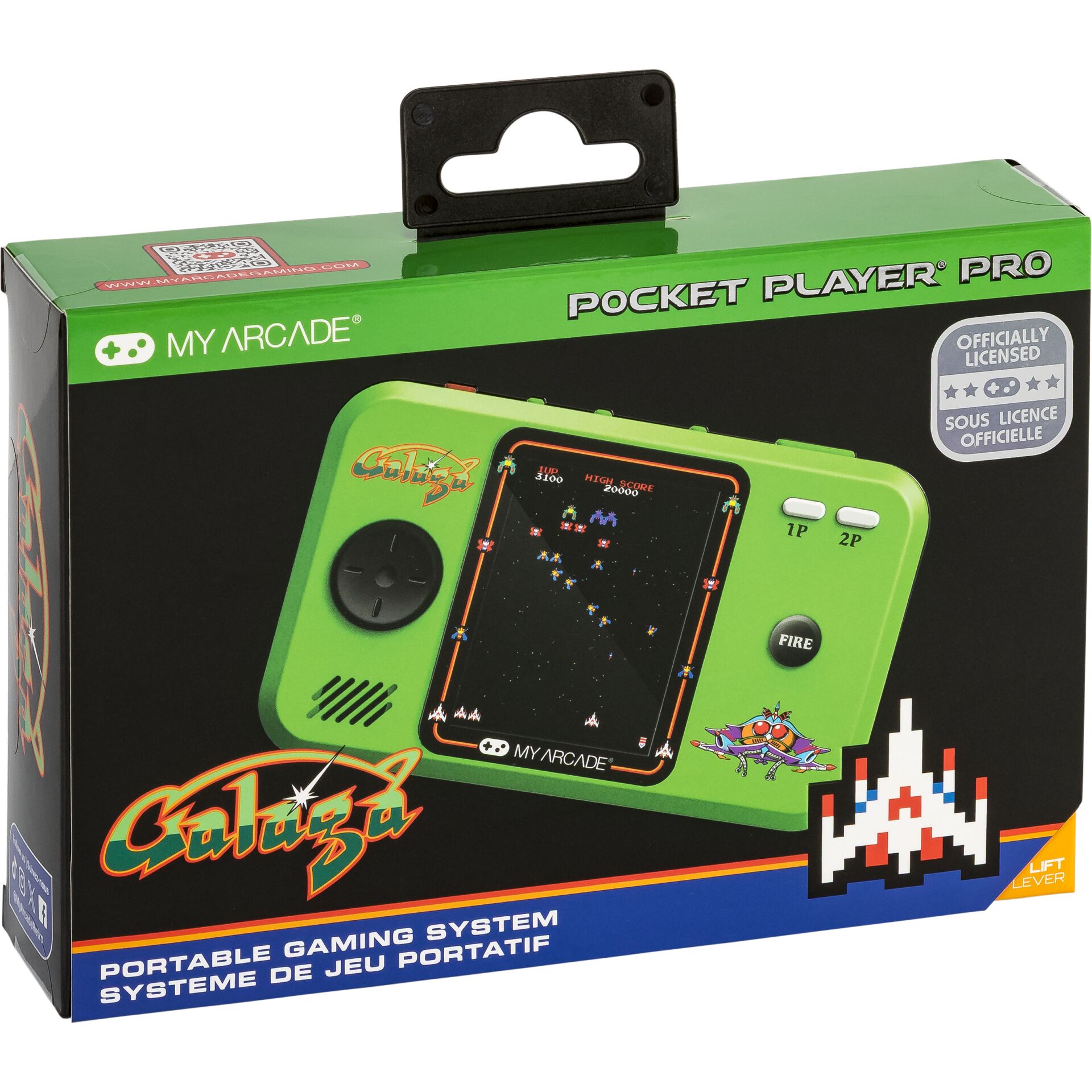 dreamGear My Arcade  Pocket Player Pro Galaga