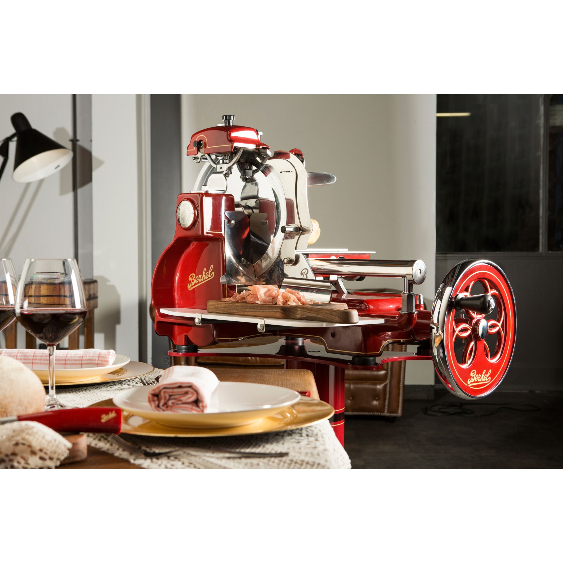 Fleischwolf, Küchenmaschine, Rot, Metall, Benchtop