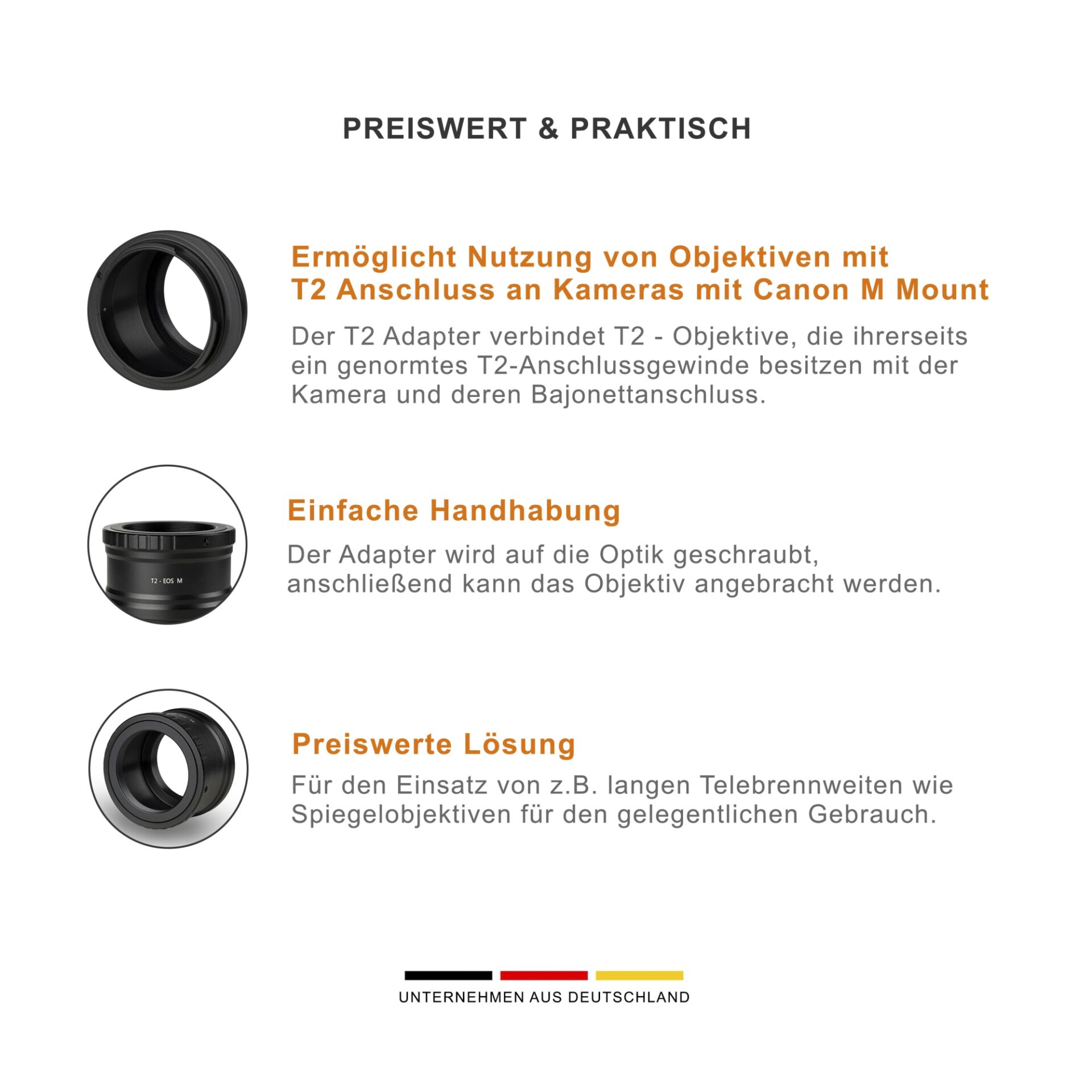 Elektronik, Werbung, Kamera-Linse