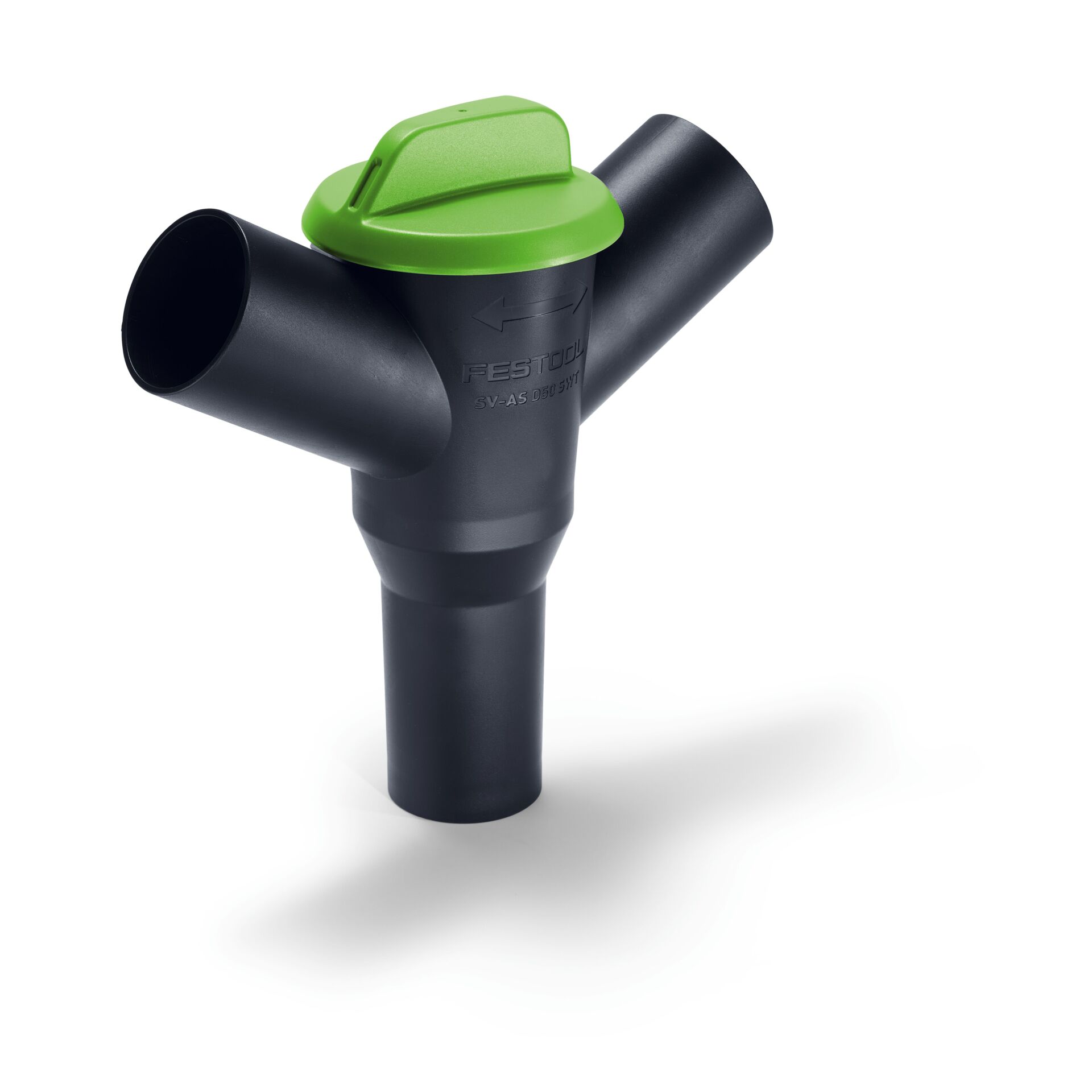 Schlauchverbinder, T-Stück, PVC, Grün, Armaturenkopf