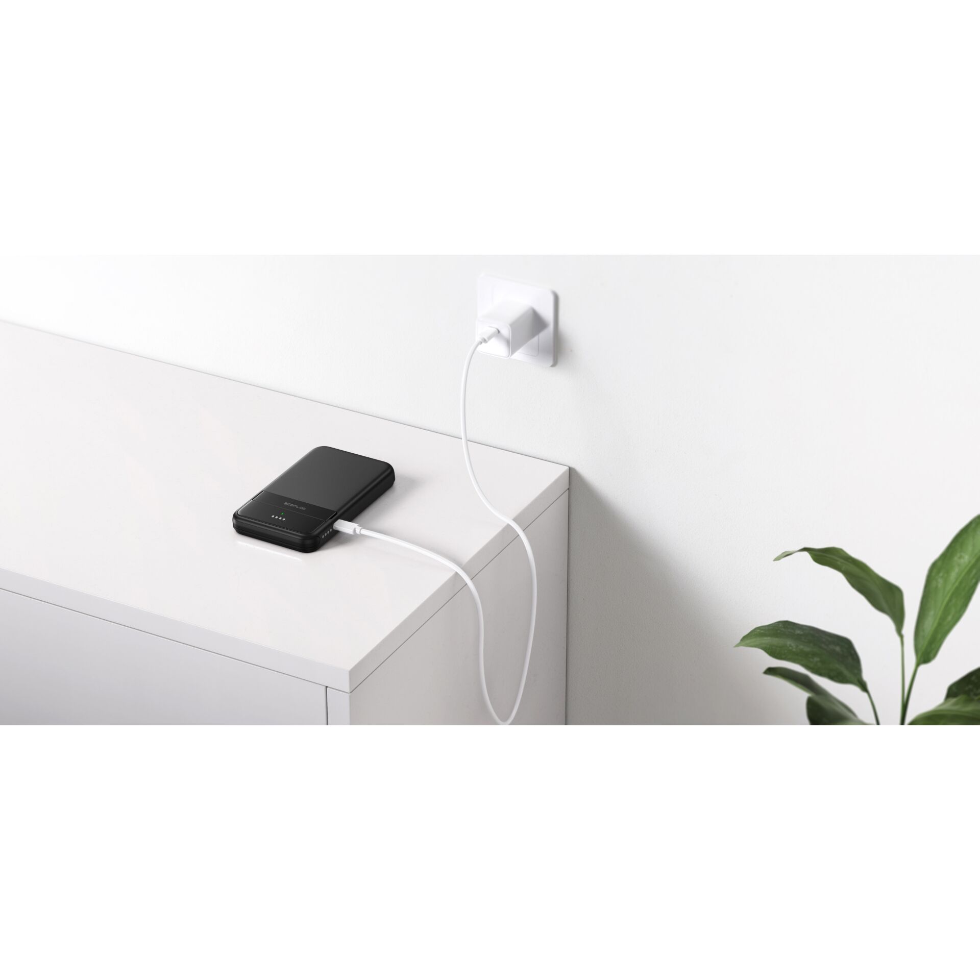 Powerbank, Portable charger, USB-C, Schwarz, Telefonzubehör