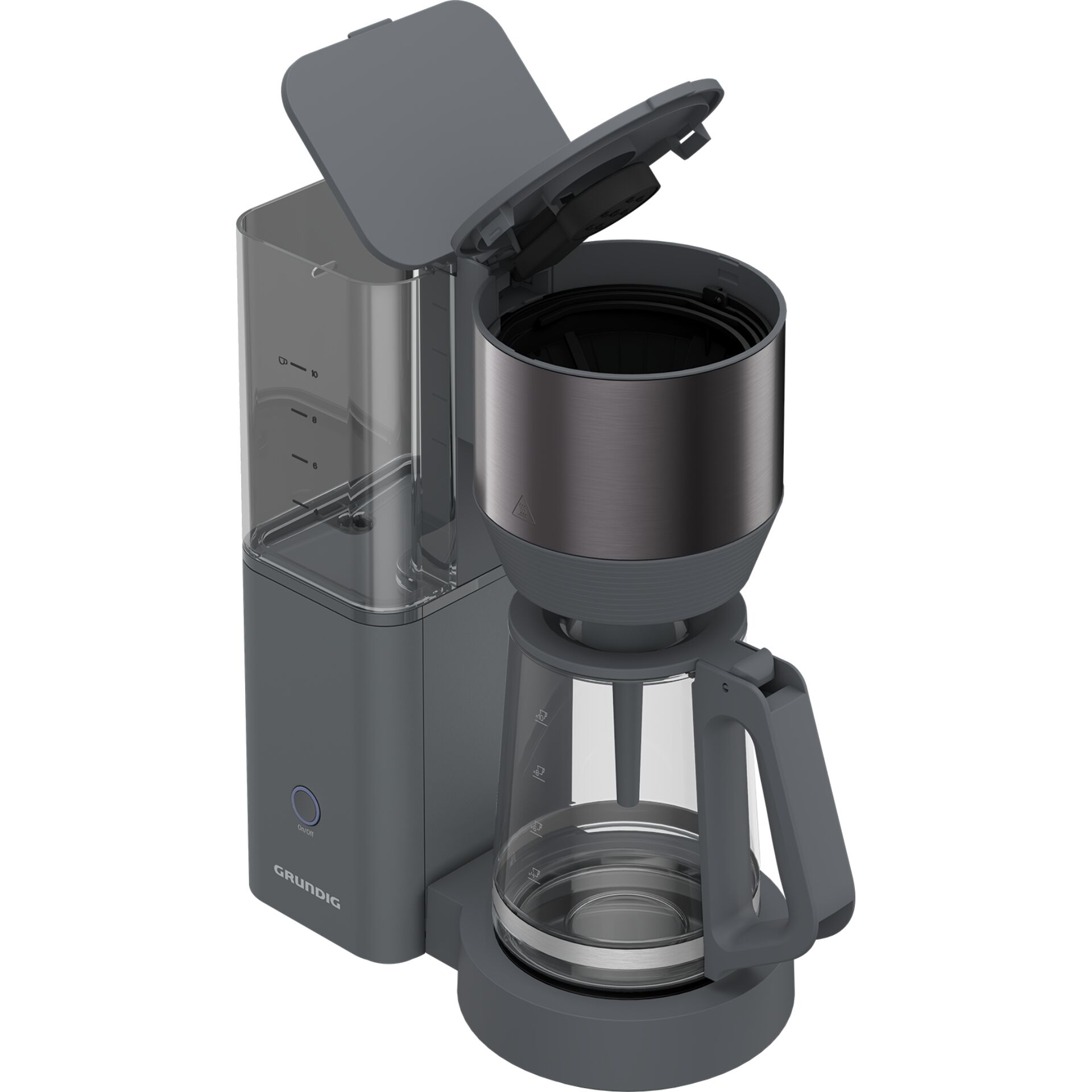 Kaffeemaschine, Filterkaffeemaschine, Kaffee, Glaskanne, Grundig
