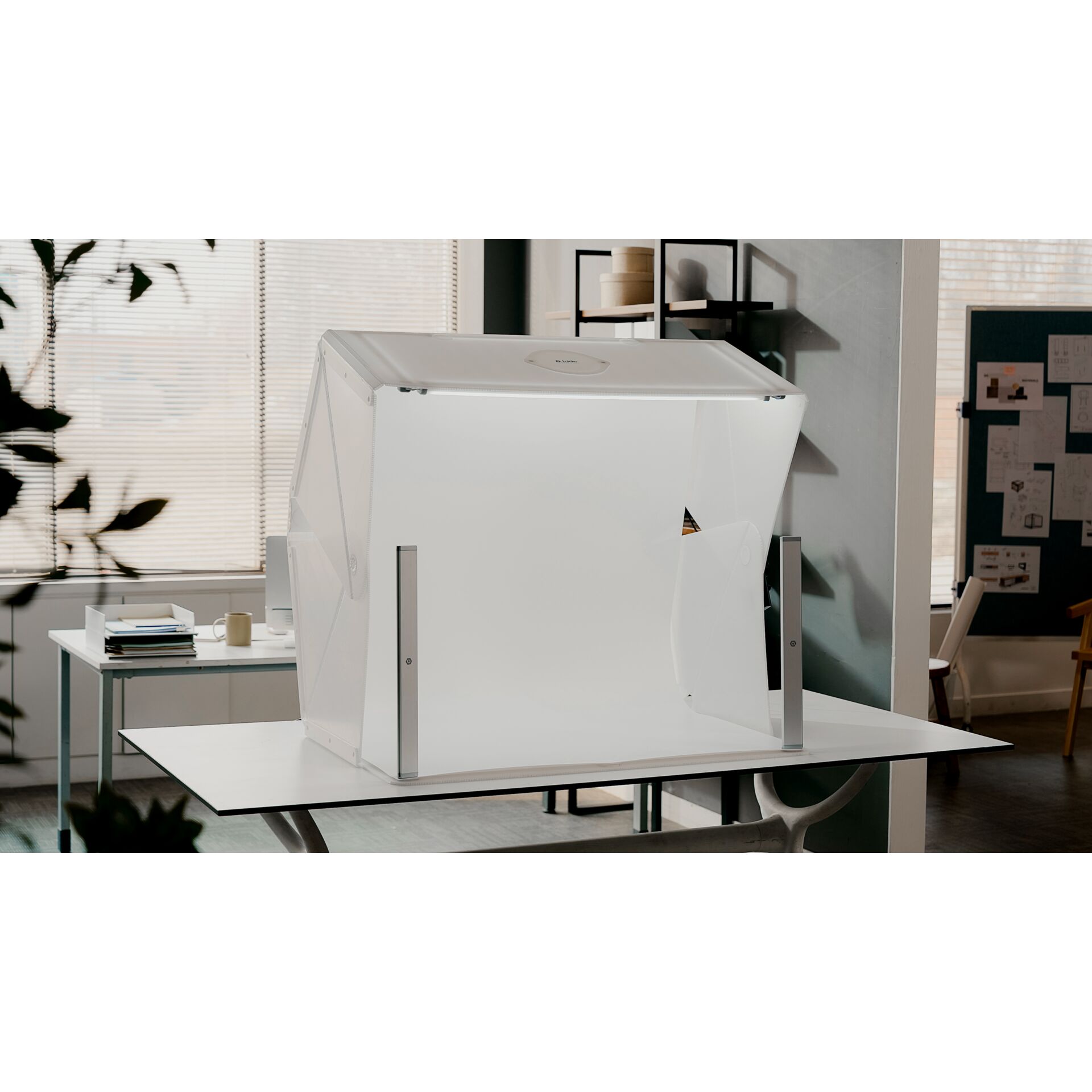 office divider, privacy screen, workspace enclosure, white panel, desk accessory