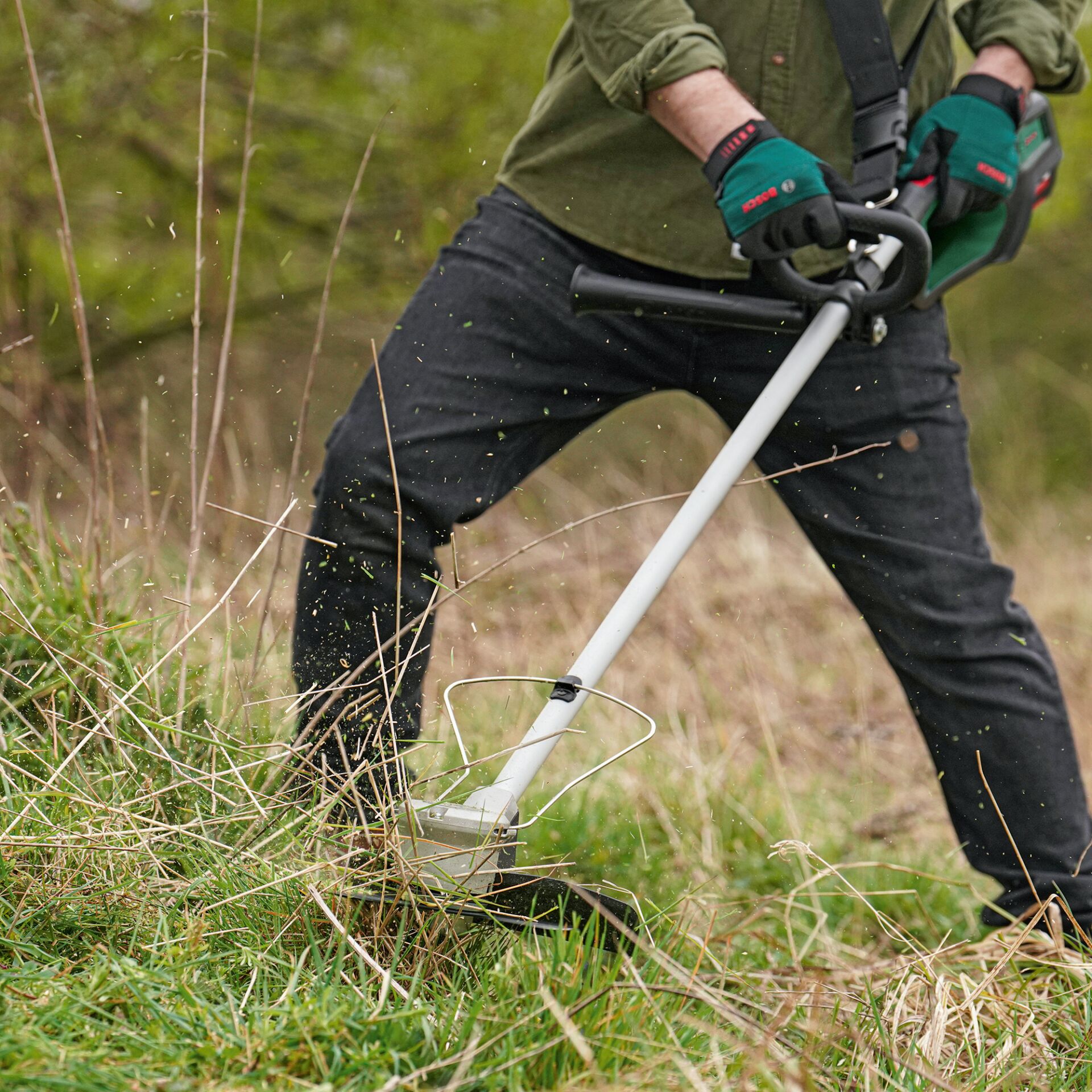 Gras, Rasen, Handschuh, Gartenarbeit, Gerät