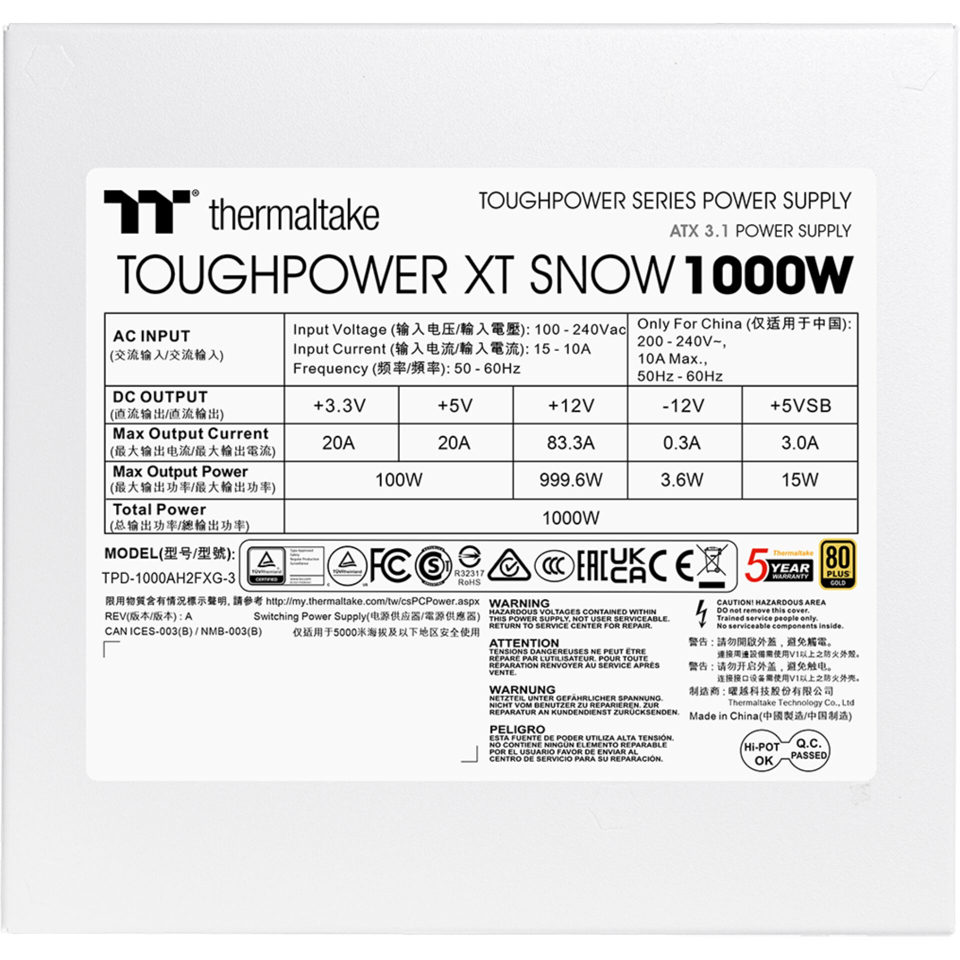 PSU, Stromversorgung, 1000W, ATX, Modular?
