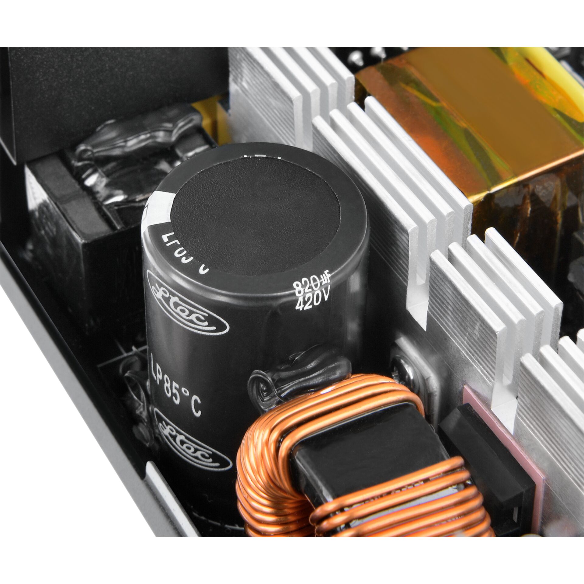 Kondensator, Elektrolytkondensator, 420V, 85°C, Induktiver Draht