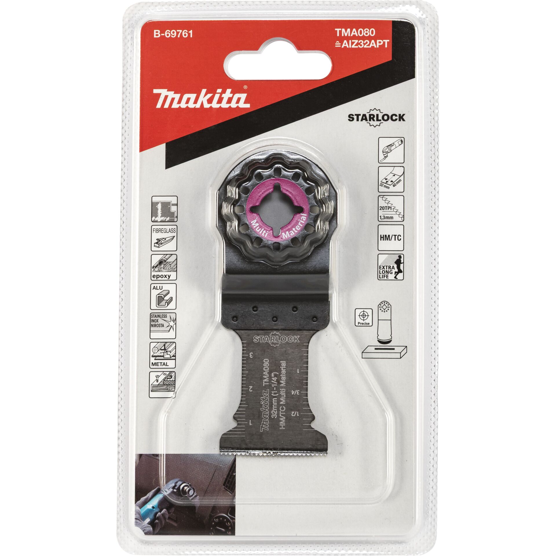 Makita Tauchsägeblatt 32mm  TMA080