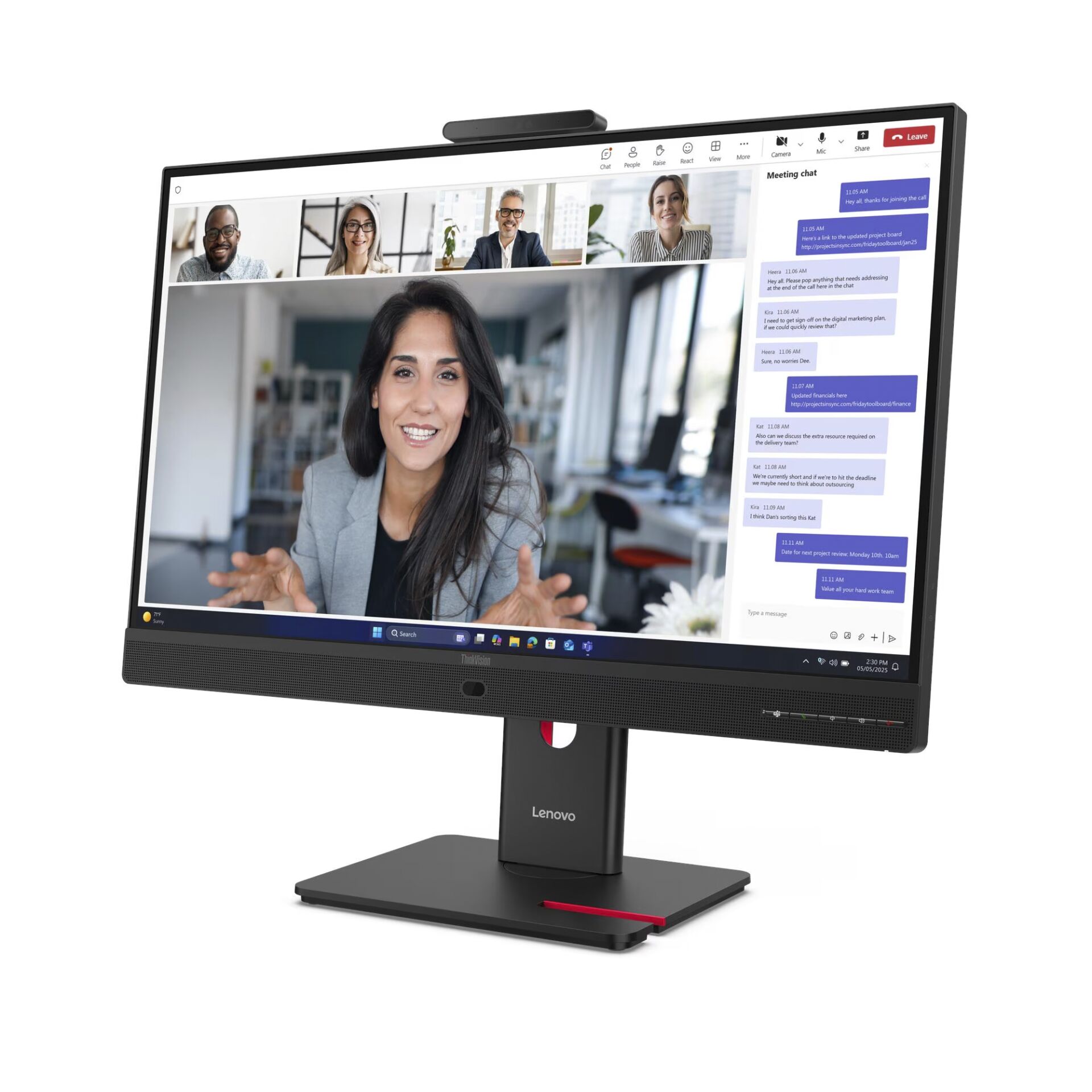 All-in-one, Video Conferencing, Desktop Monitor, Webcam, Lenovo