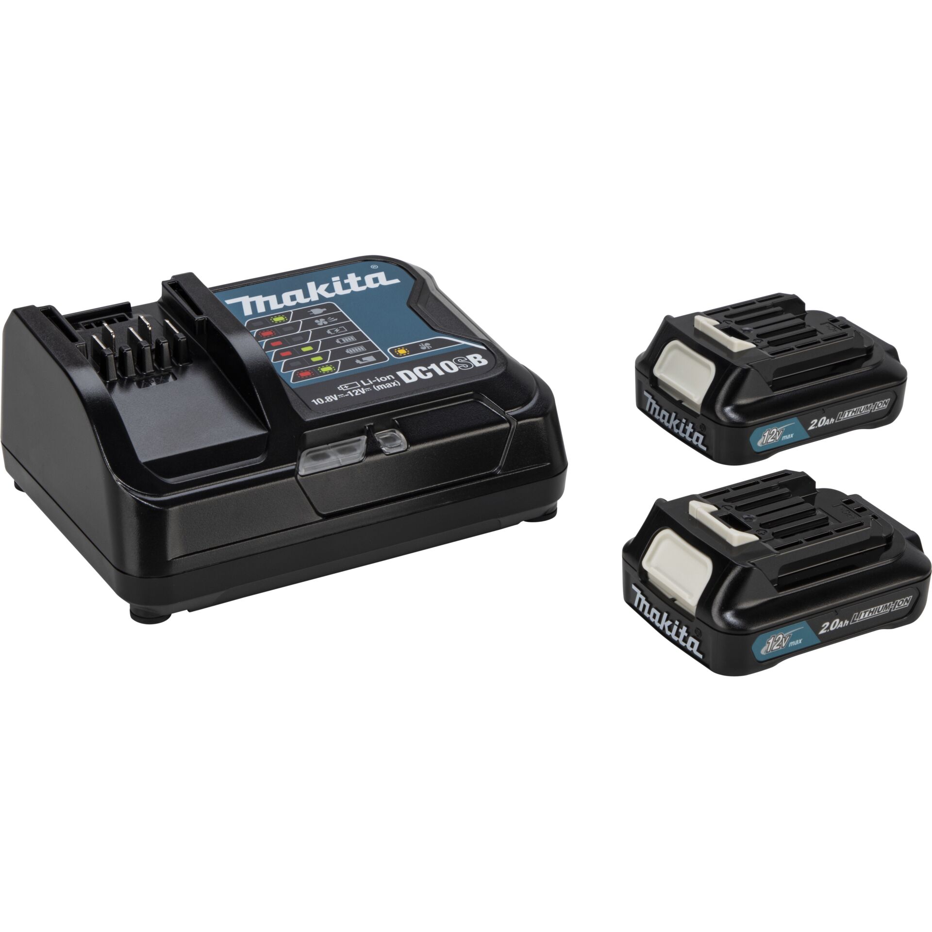 akku-ladegerät, li-ion, dc10sb, 2x akku, 12v