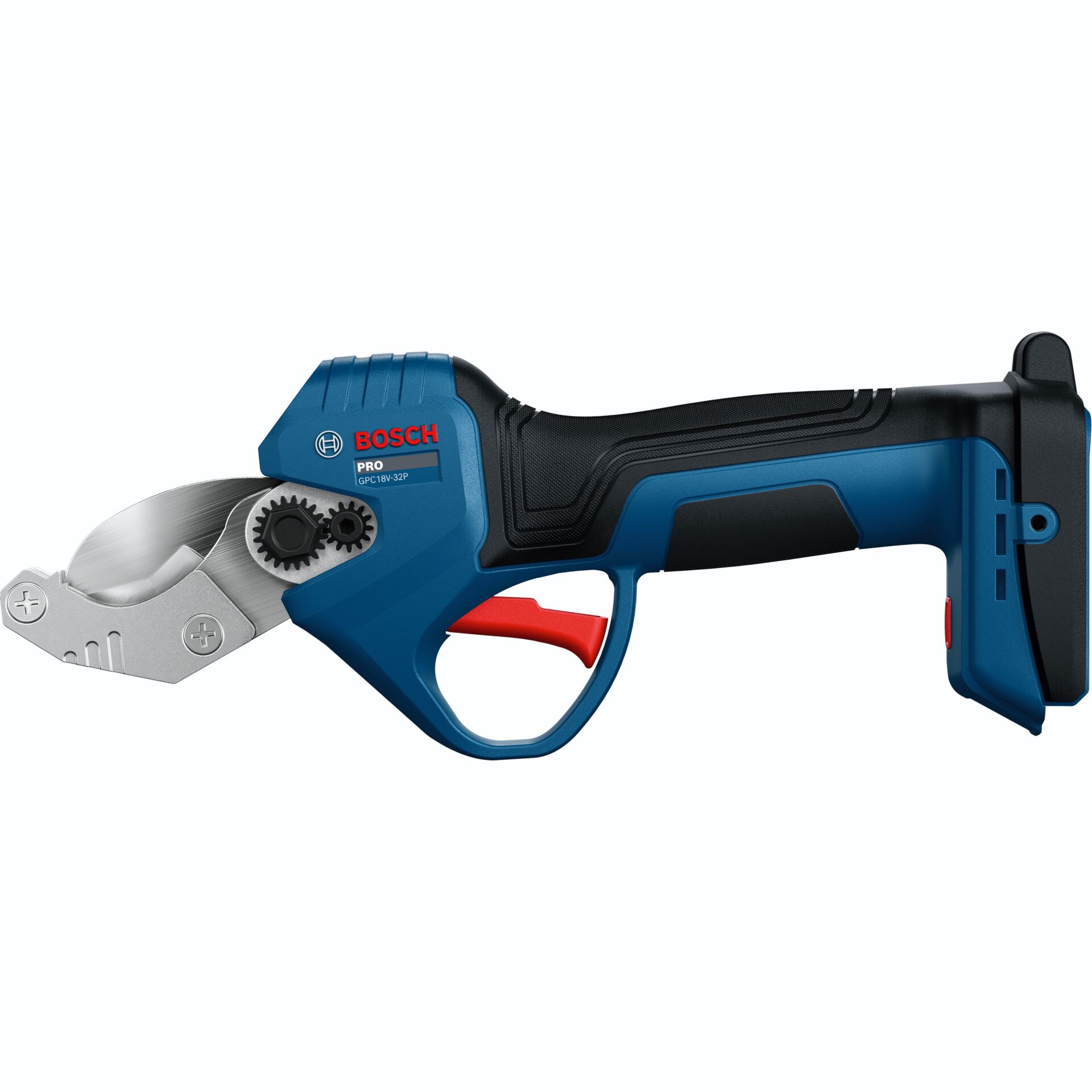 Akku-Kabelschneider, Schnittwerkzeug, Metallklinge, blau, Gehäuse, Ergonomischer Griff