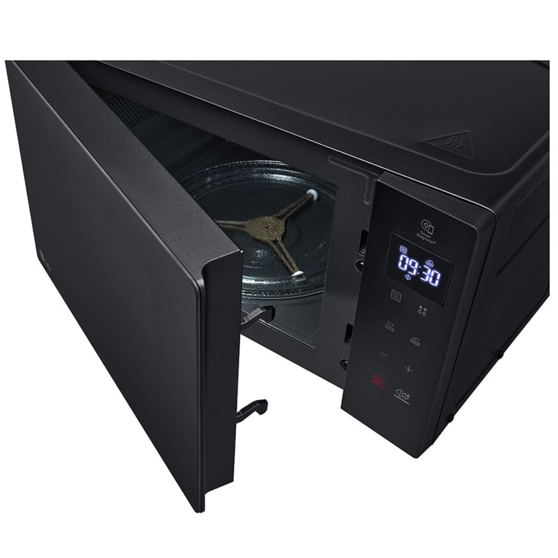 Kompakt-Geschirrspüler, digitales Display, Spülmaschinenkorb, Schublade?, Spülprogramm, Mikrowellen-Ofen, Drehteller, Digitales Display, Küchengerät, Schwarz