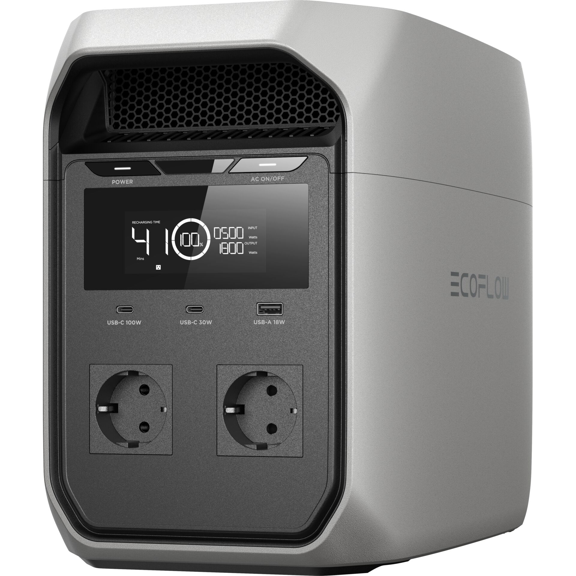 Notstromaggregat, Inverter, Stromversorgung, USB-C, EU-Stecker