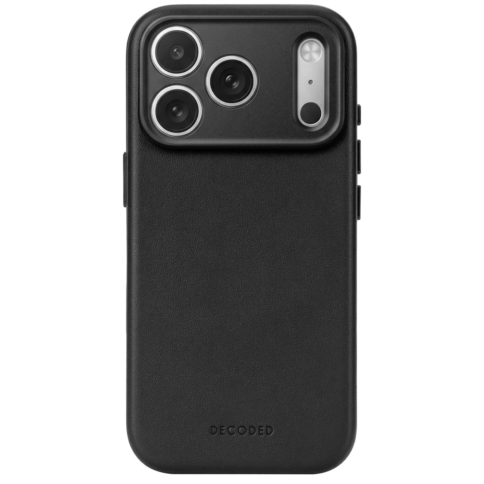 phone case, iPhone case, Leder, schwarz, Kamerabuckel Schutz