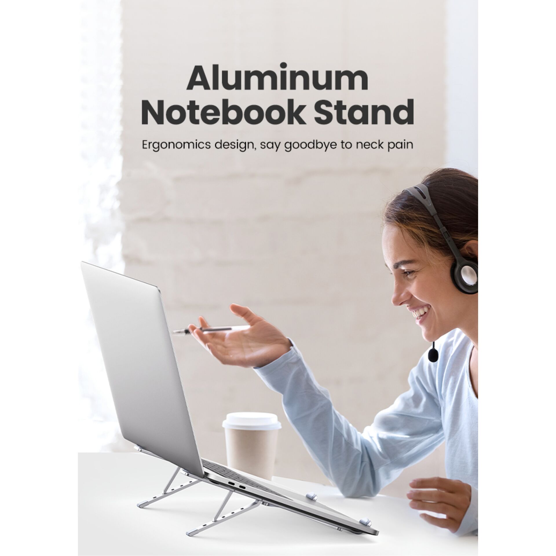 Computer, Laptop, PC, Werbung, Kopfhörer