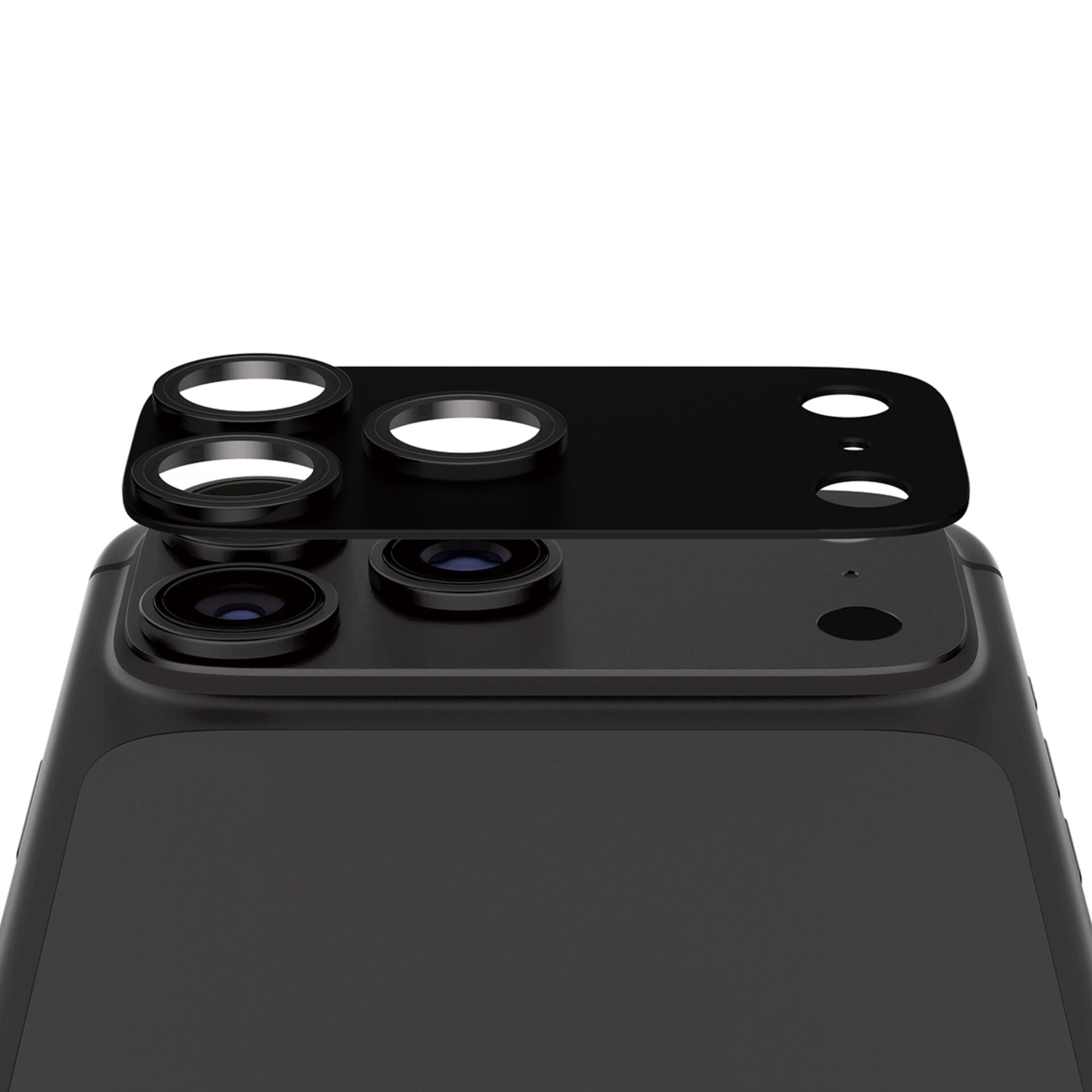 kamera-linse, dual-lens, teleobjektiv, schwarz, smartphone-zubehör