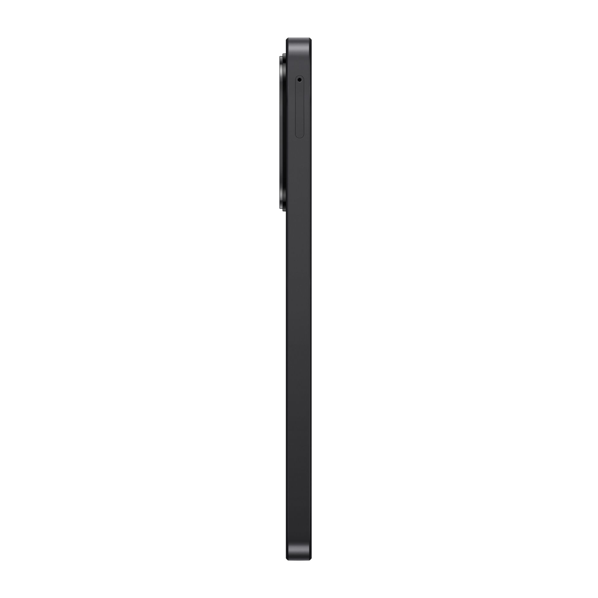 Schwarz, Smartphone, Seitenansicht, Schlank, Gehäuse