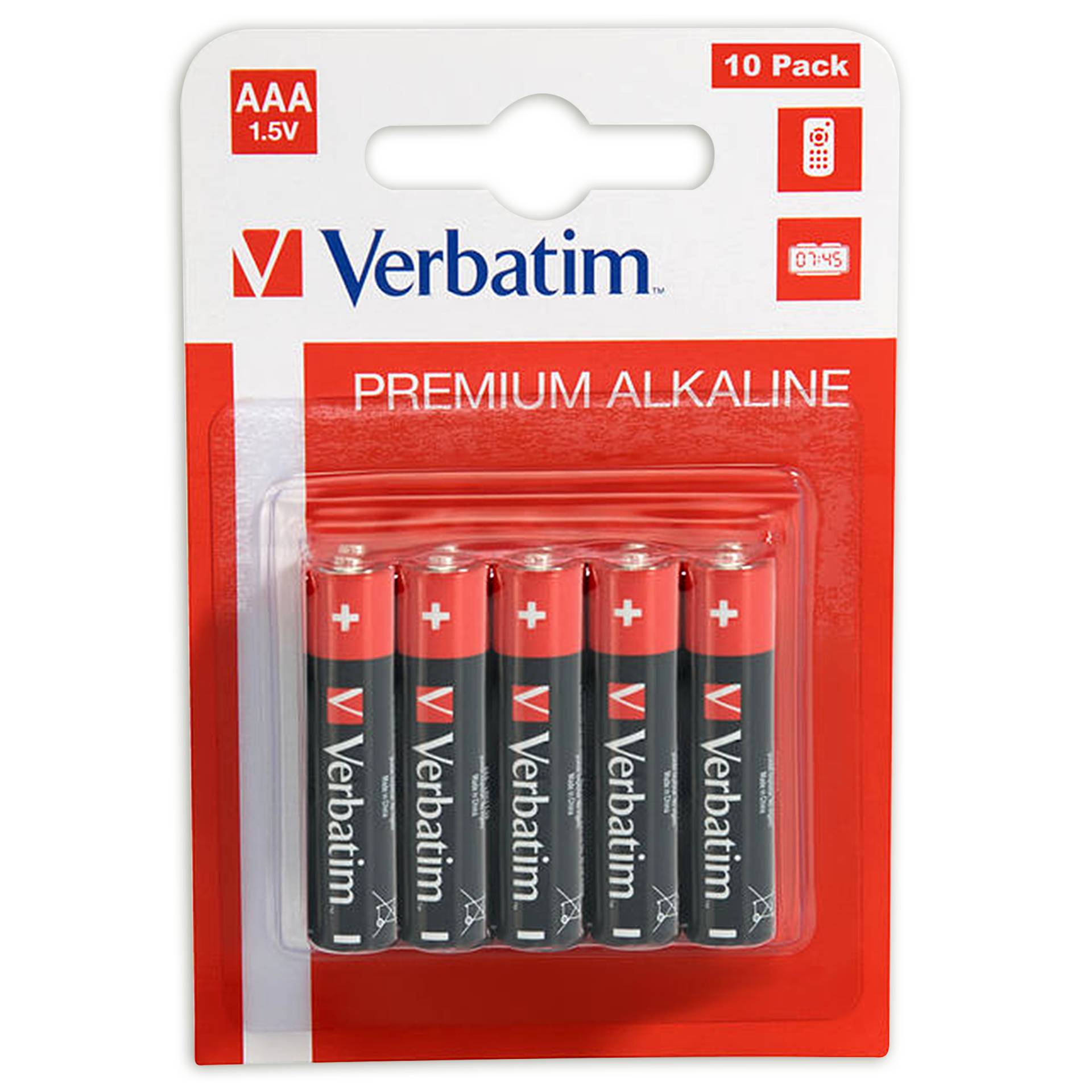 1x10 Verbatim Alkaline Batterie  Micro AAA LR 03            49874